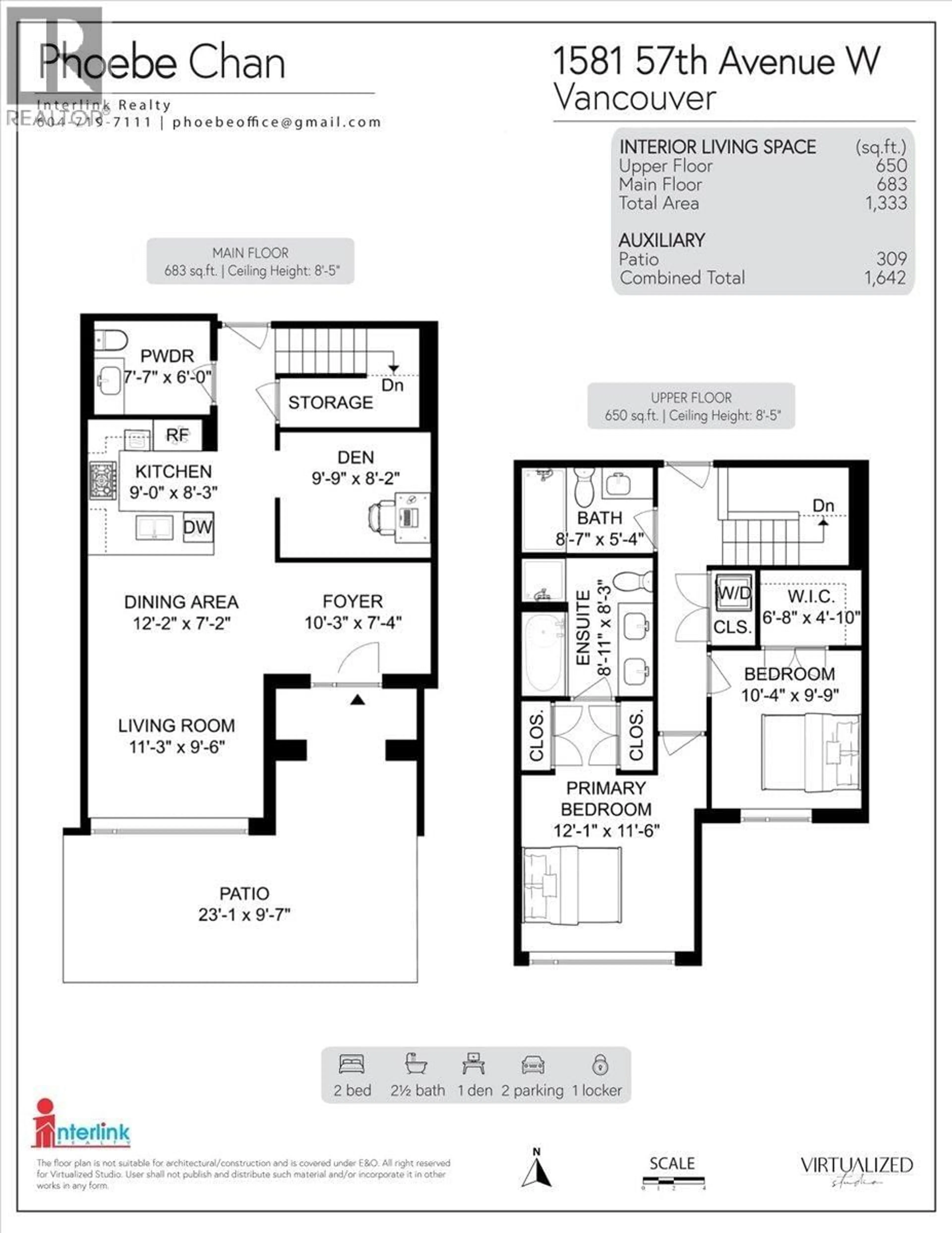 Floor plan for 1581 57TH AVENUE, Vancouver British Columbia V6P0H7