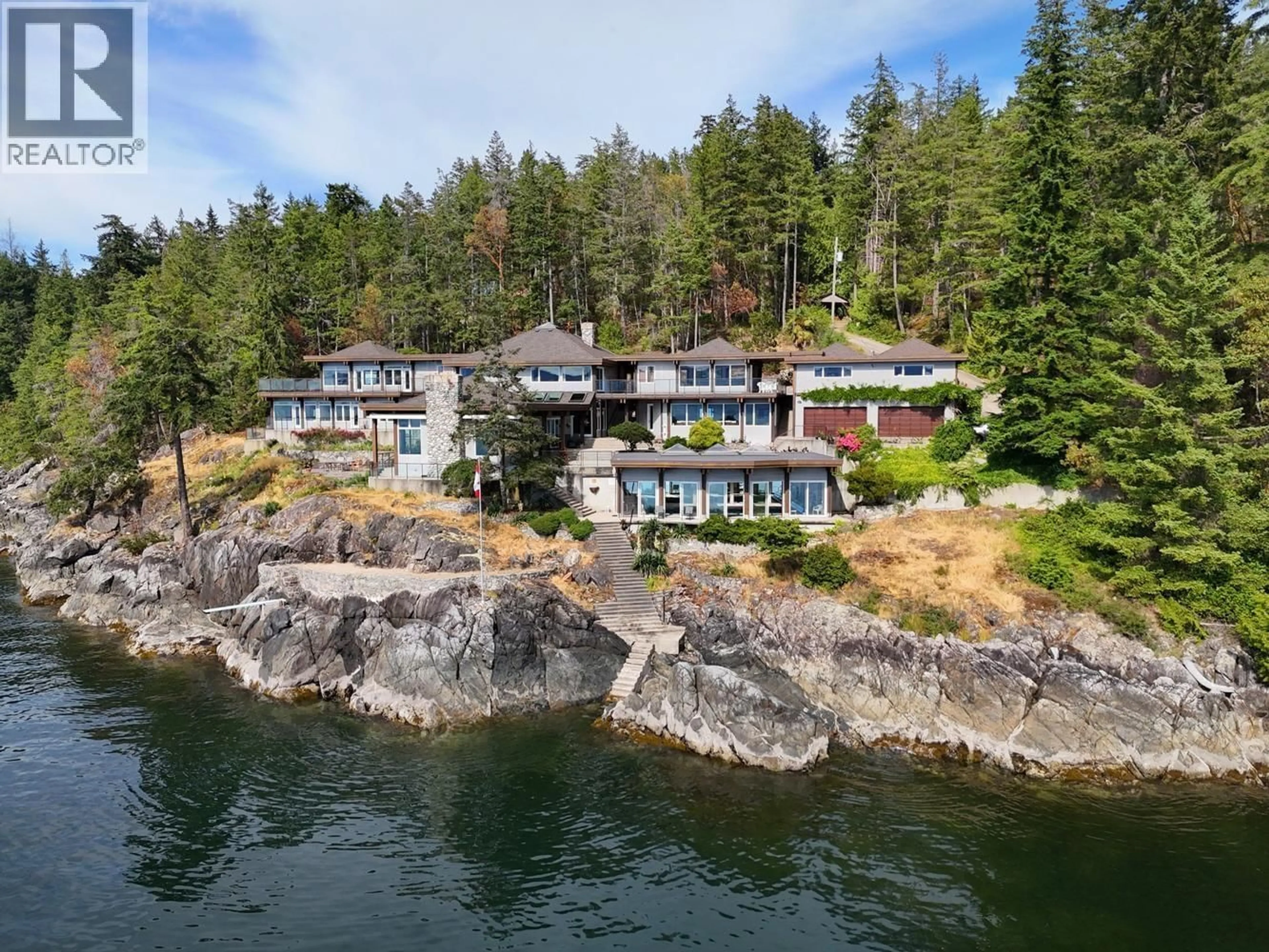 A pic from outside/outdoor area/front of a property/back of a property/a pic from drone, water/lake/river/ocean view for 11579 SUNSHINE COAST HIGHWAY, Halfmoon Bay British Columbia V7Z1C1