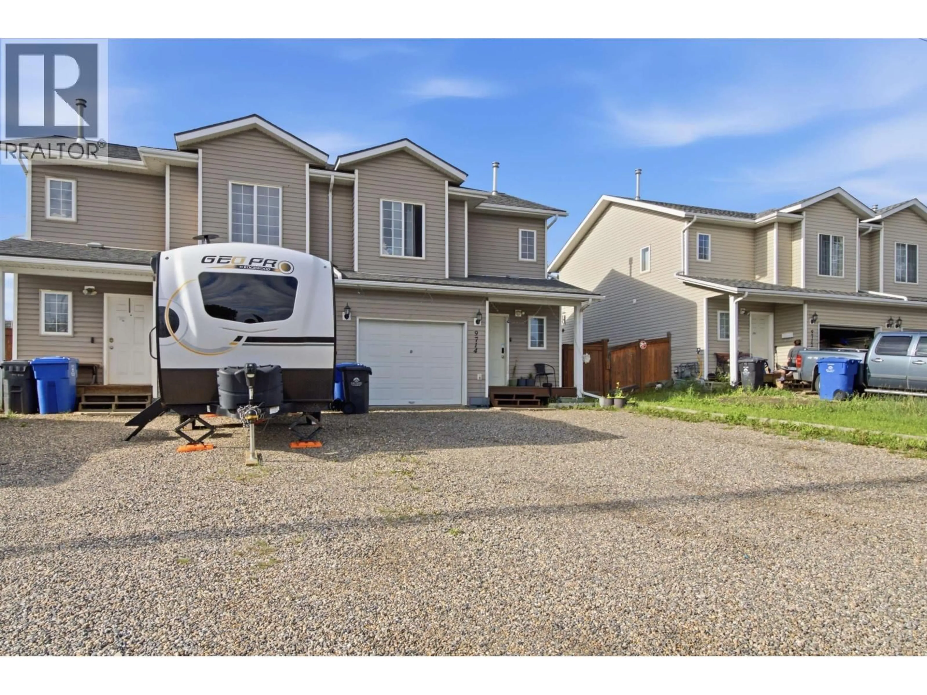 Home with vinyl exterior material, street for 9714 97 AVENUE, Fort St. John British Columbia V1J1N4