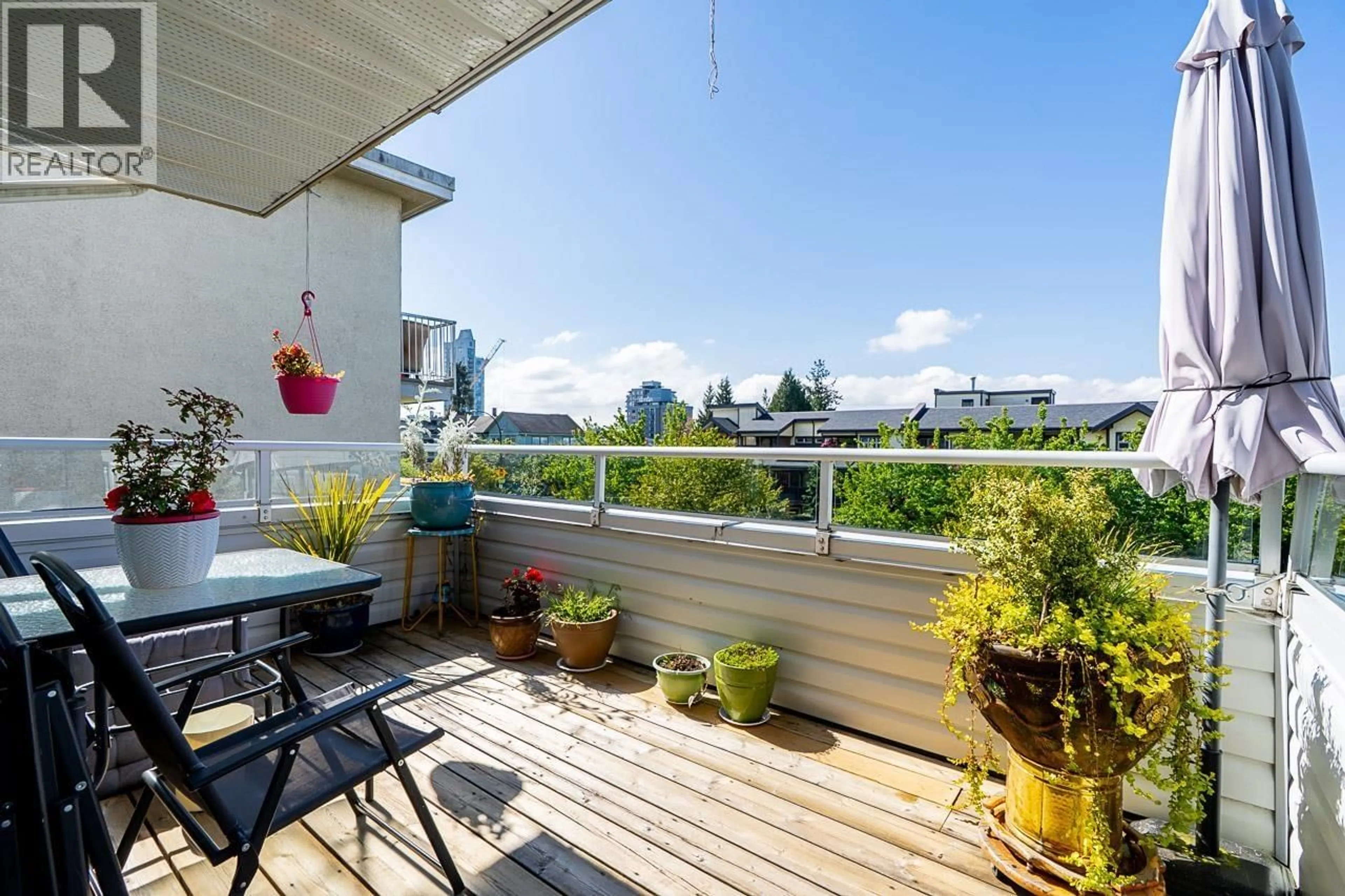 Balcony in the apartment, unknown for 238 4TH STREET, North Vancouver British Columbia V7M1H7