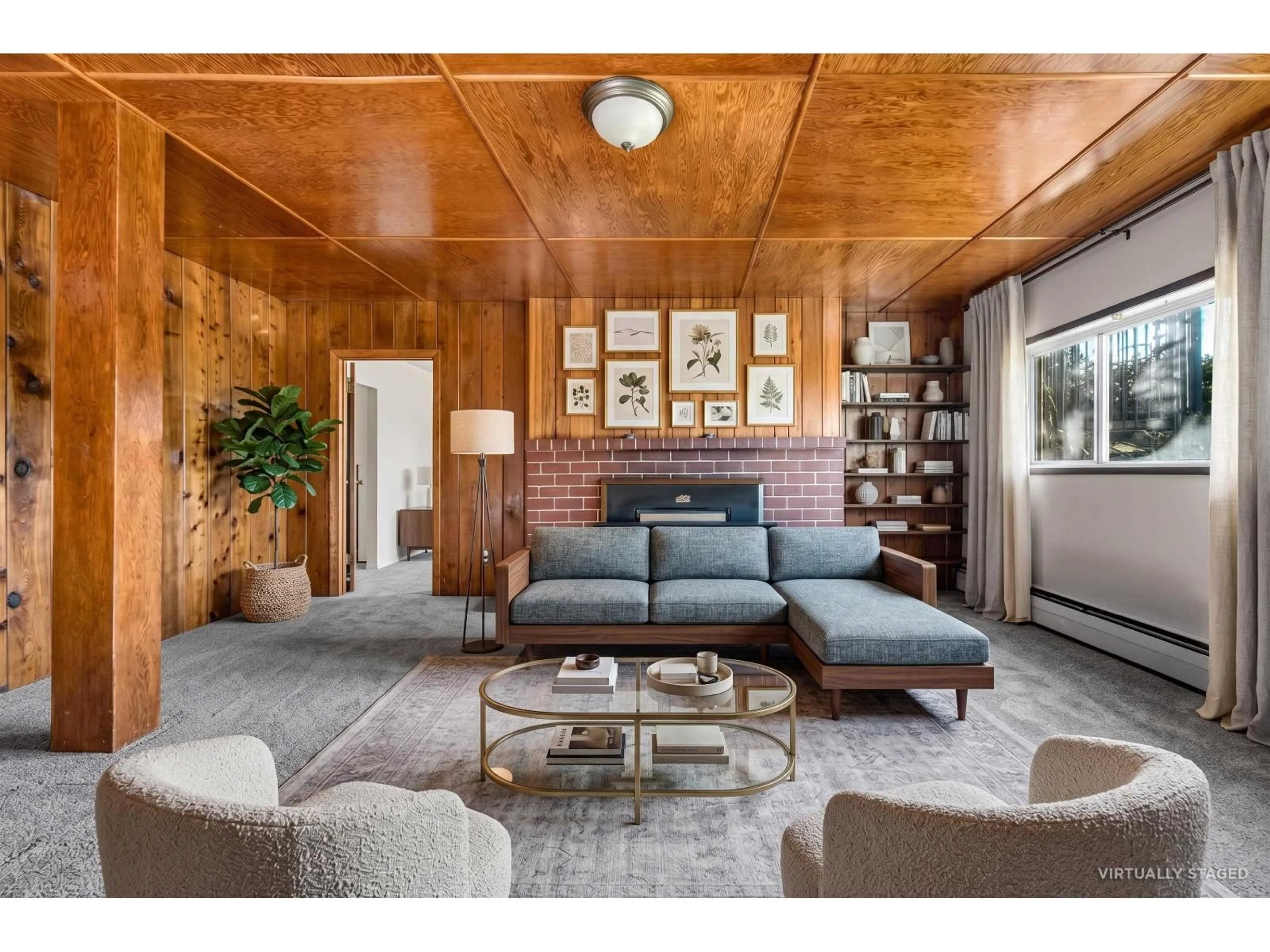 Living room with furniture, wood/laminate floor for 10810 129 STREET, Surrey British Columbia V3T3H8