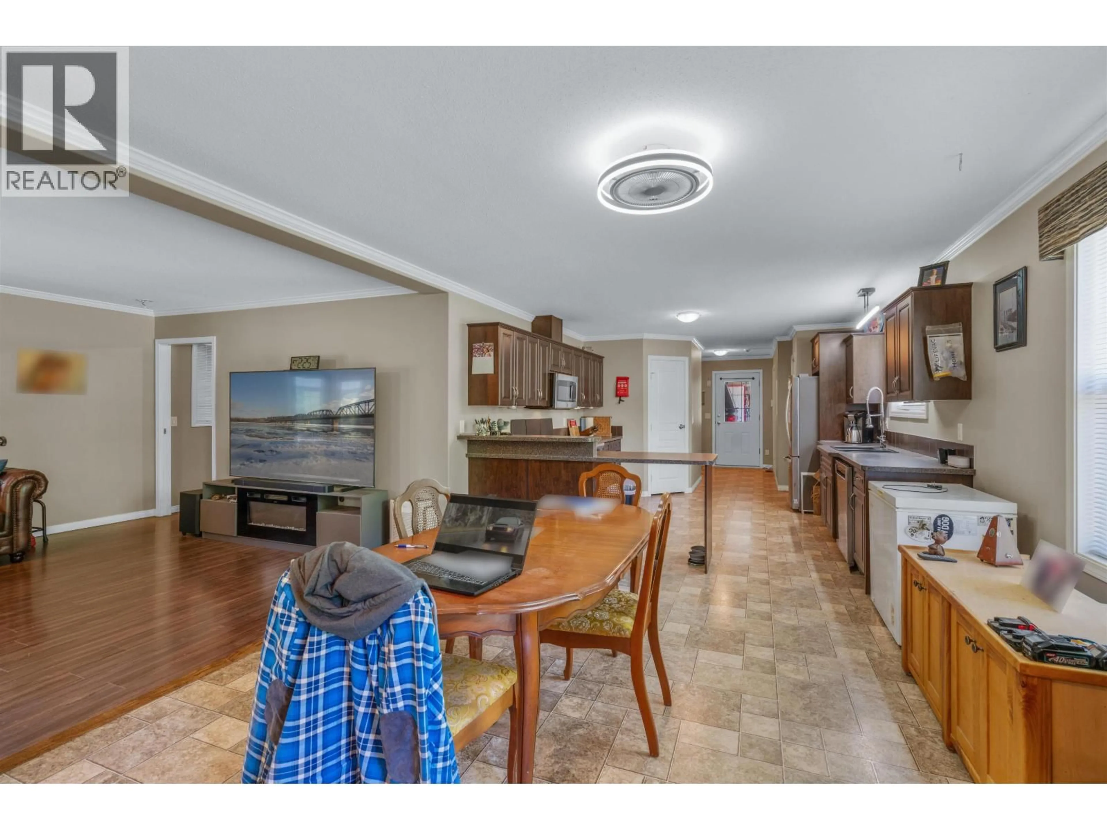 Open concept kitchen, ceramic/tile floor for 385 COLGROVE ROAD, Hixon British Columbia V0K1S0
