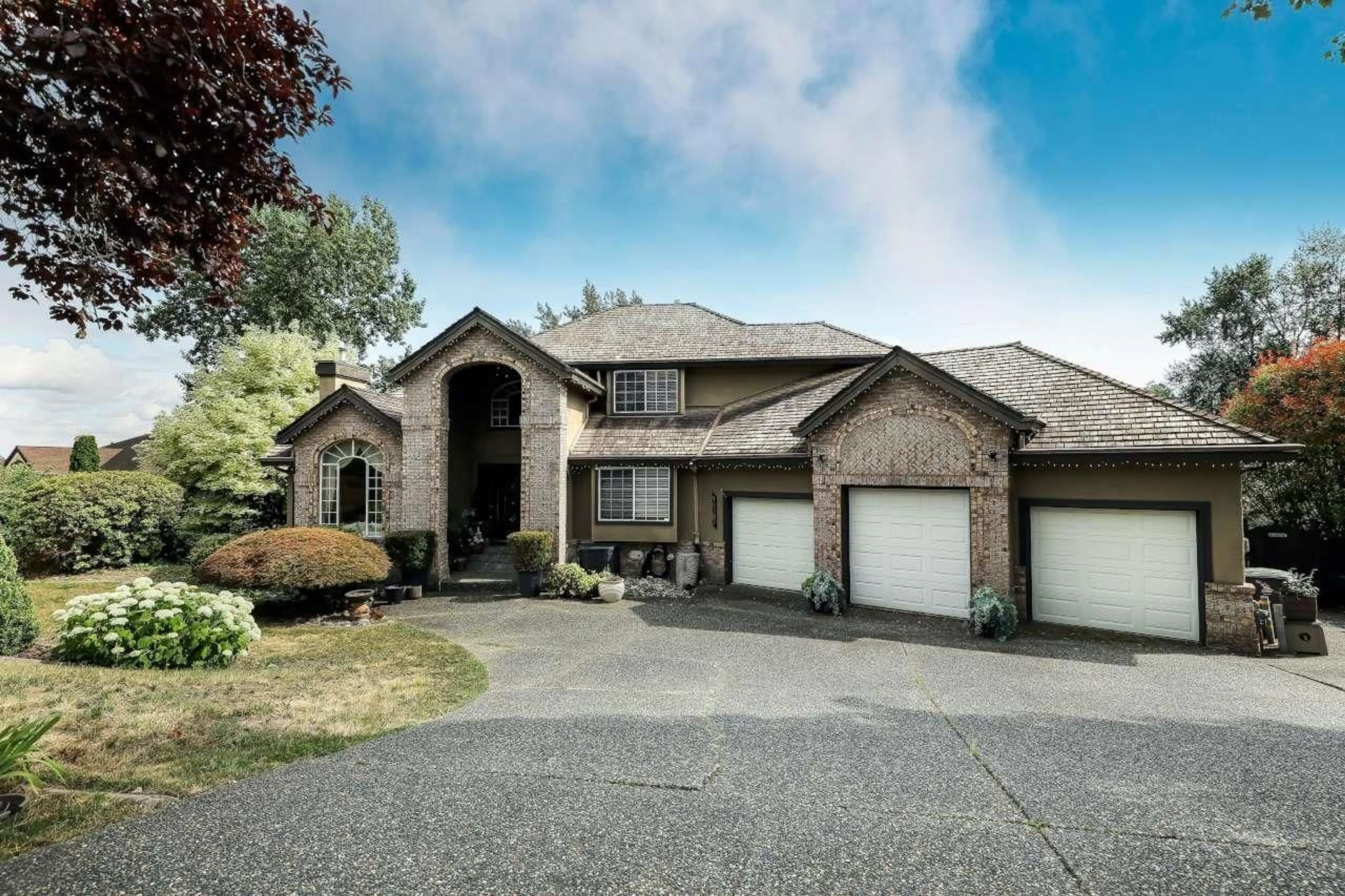Home with brick exterior material, street for 16382 77 AVENUE, Surrey British Columbia V4N0K9