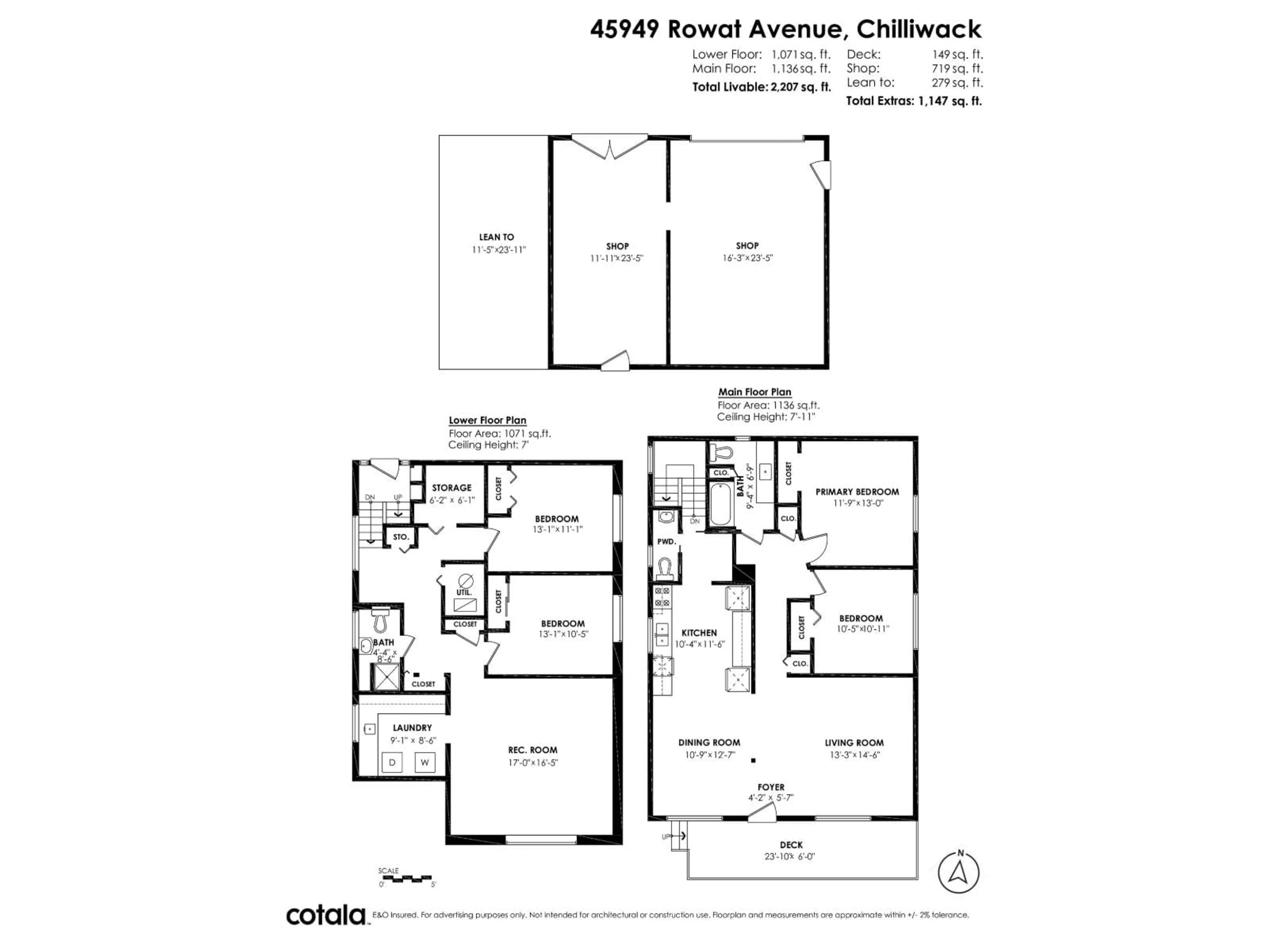 Floor plan for 45949 ROWAT AVENUE, Chilliwack British Columbia V2P1J2
