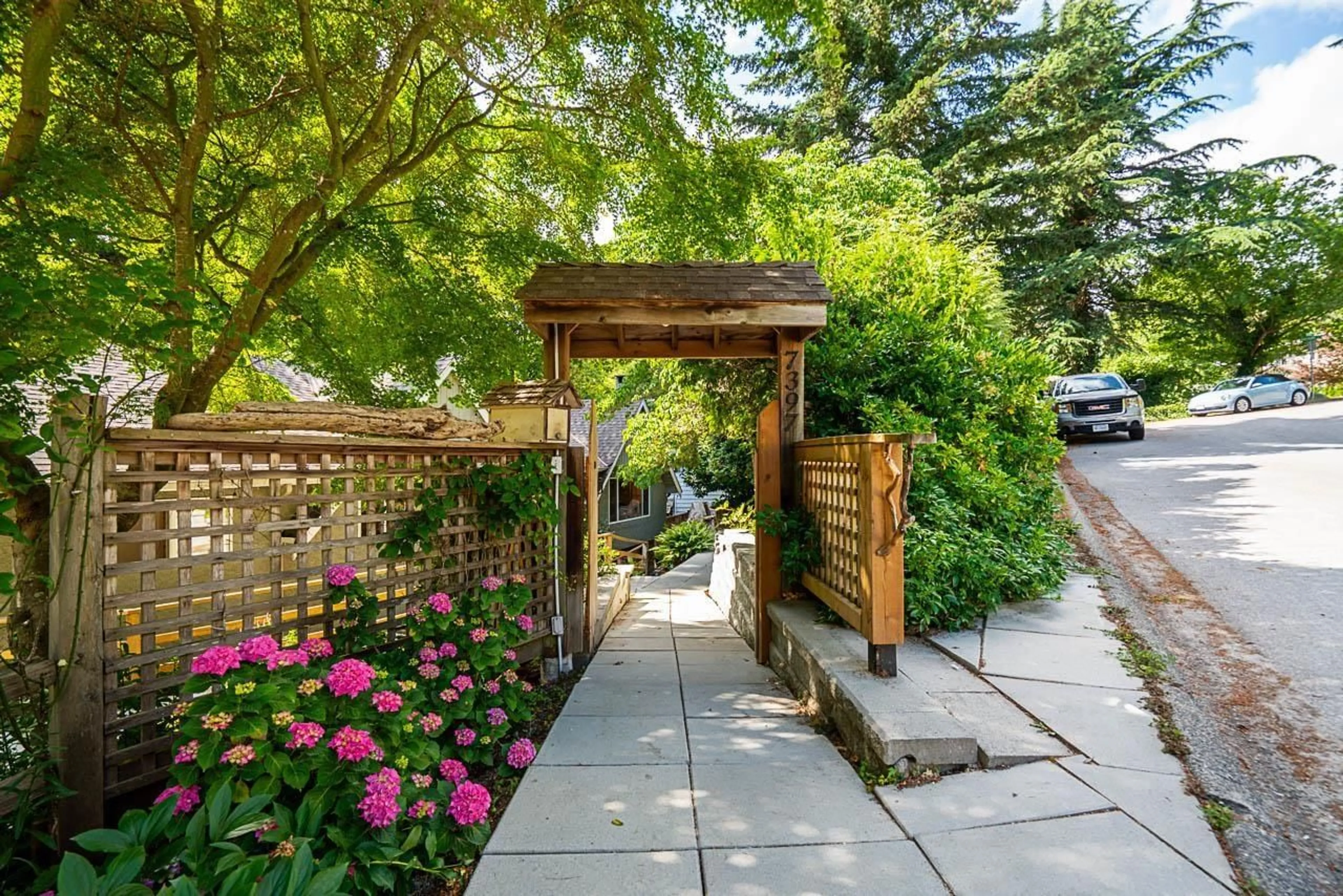 Patio, street for 7397 BATES ROAD, Delta British Columbia V4C6X2