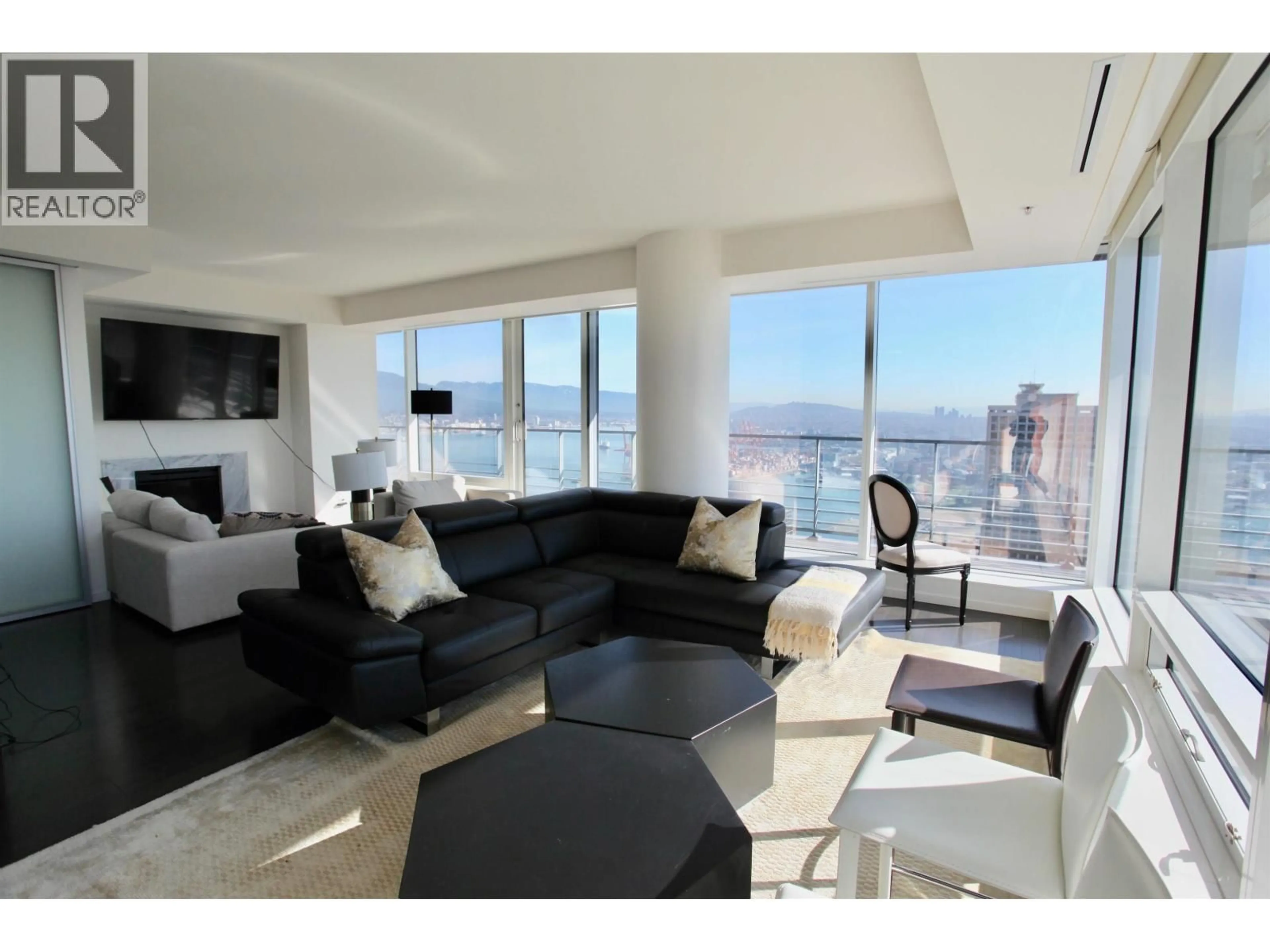 Living room with furniture, unknown for 4203 - 1011 CORDOVA STREET, Vancouver British Columbia V6C0B2