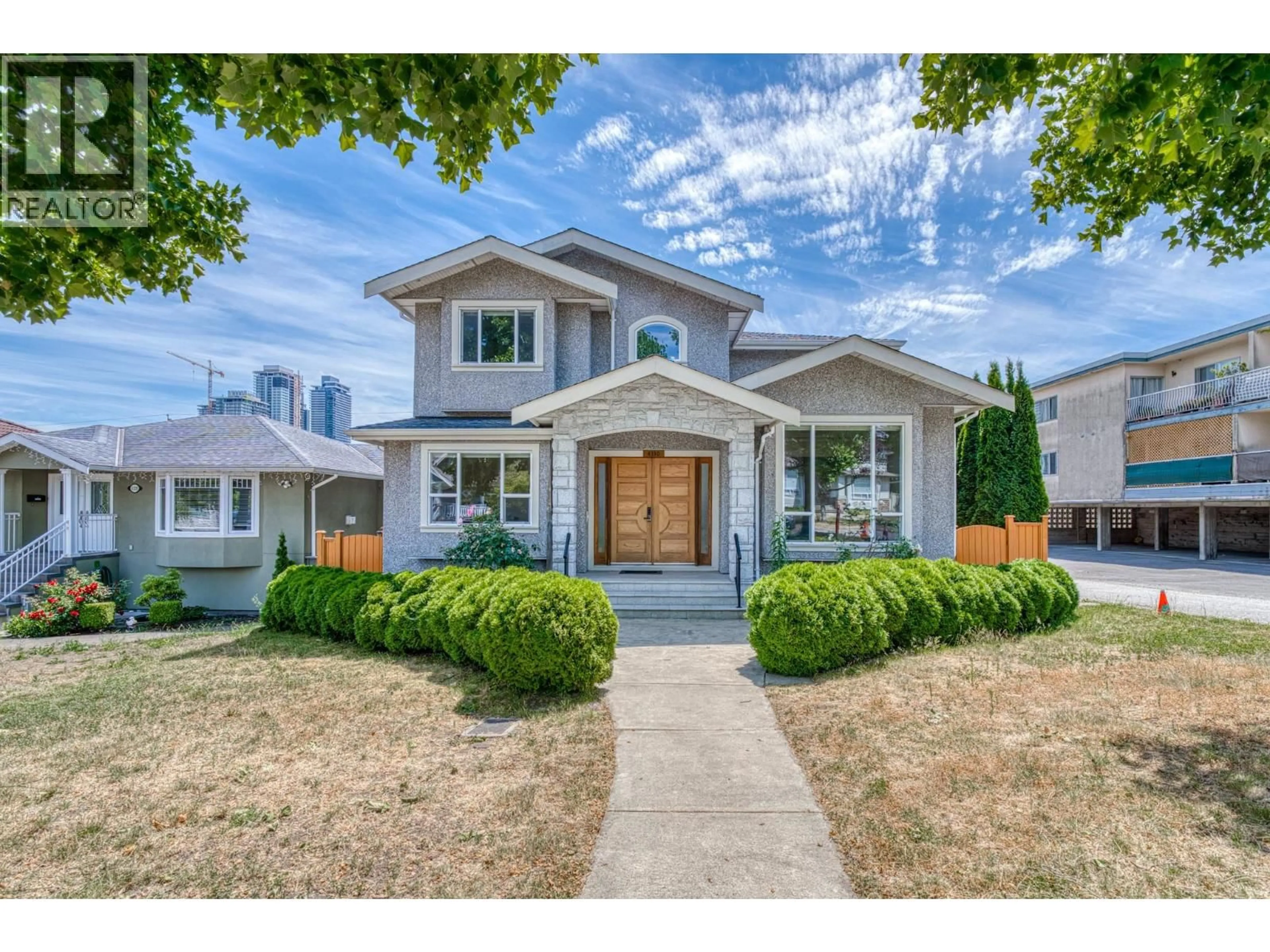 Home with brick exterior material, street for 4330 WILLIAM STREET, Burnaby British Columbia V5C3J9