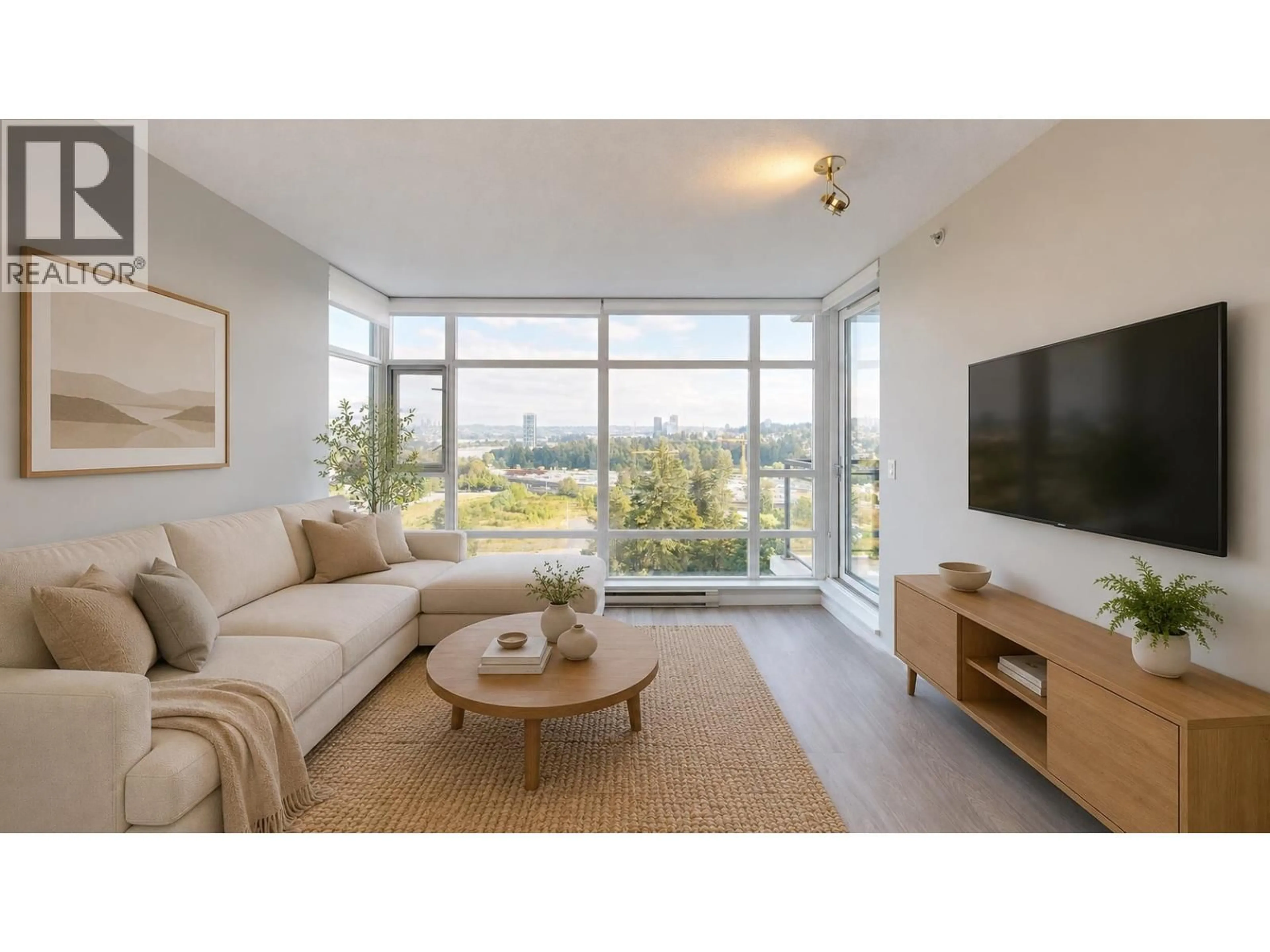 Living room with furniture, unknown for 1602 - 575 DELESTRE AVENUE, Coquitlam British Columbia V3K0A6