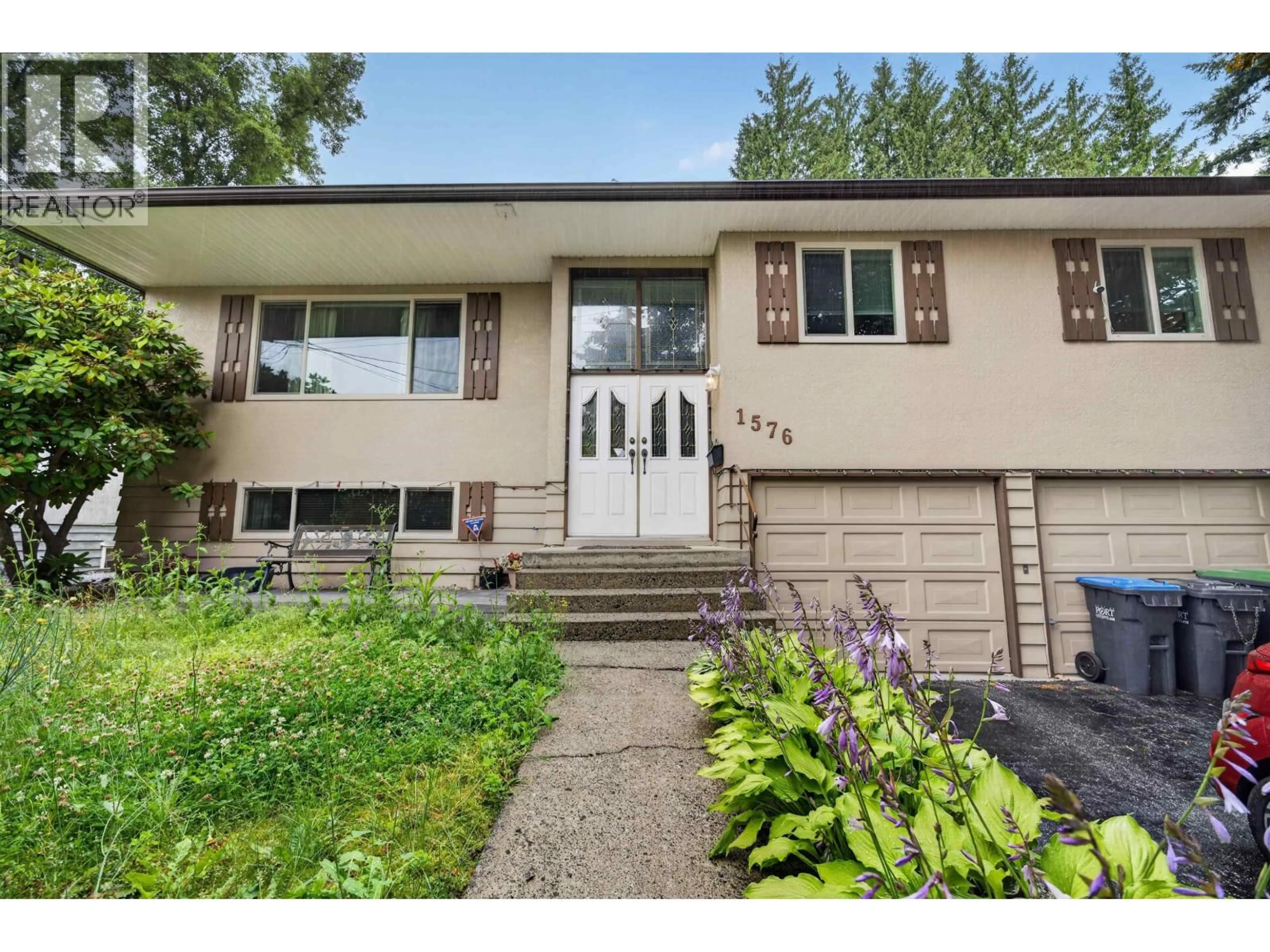 Home with vinyl exterior material, street for 1576 PITT RIVER ROAD, Port Coquitlam British Columbia V3C1P2