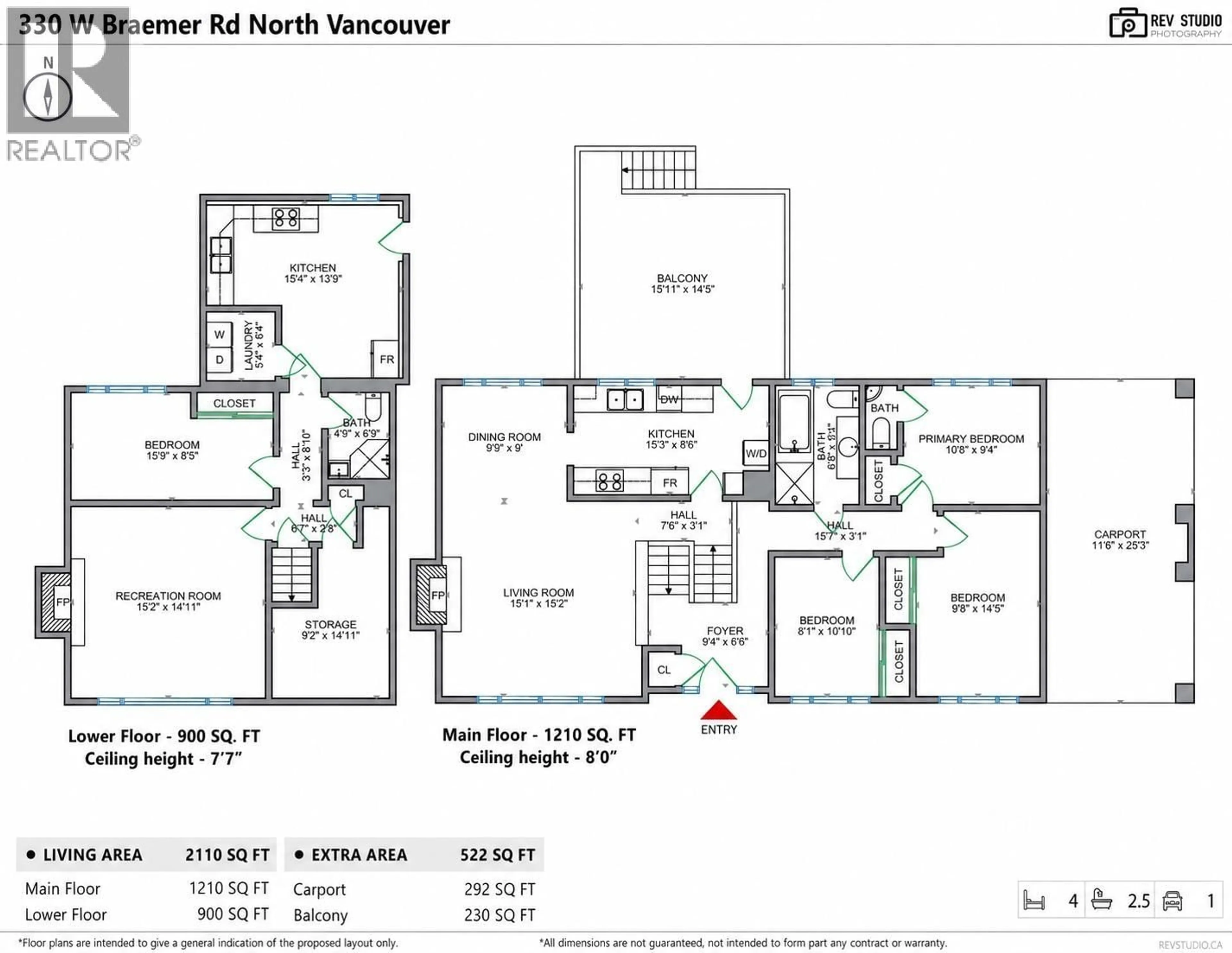 Floor plan for 330 BRAEMAR ROAD, North Vancouver British Columbia V7N2T5