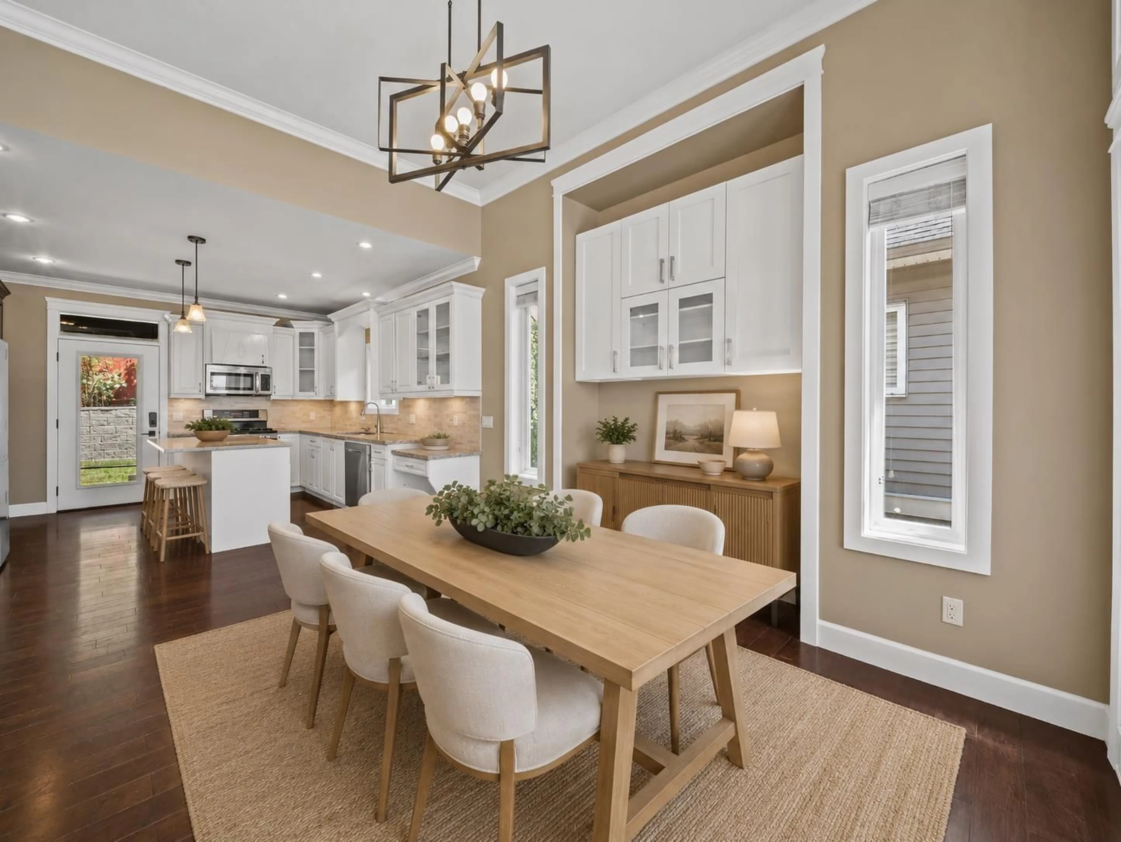 Open concept kitchen, wood/laminate floor for 35599 ZANATTA LANE, Abbotsford British Columbia V3G0B4