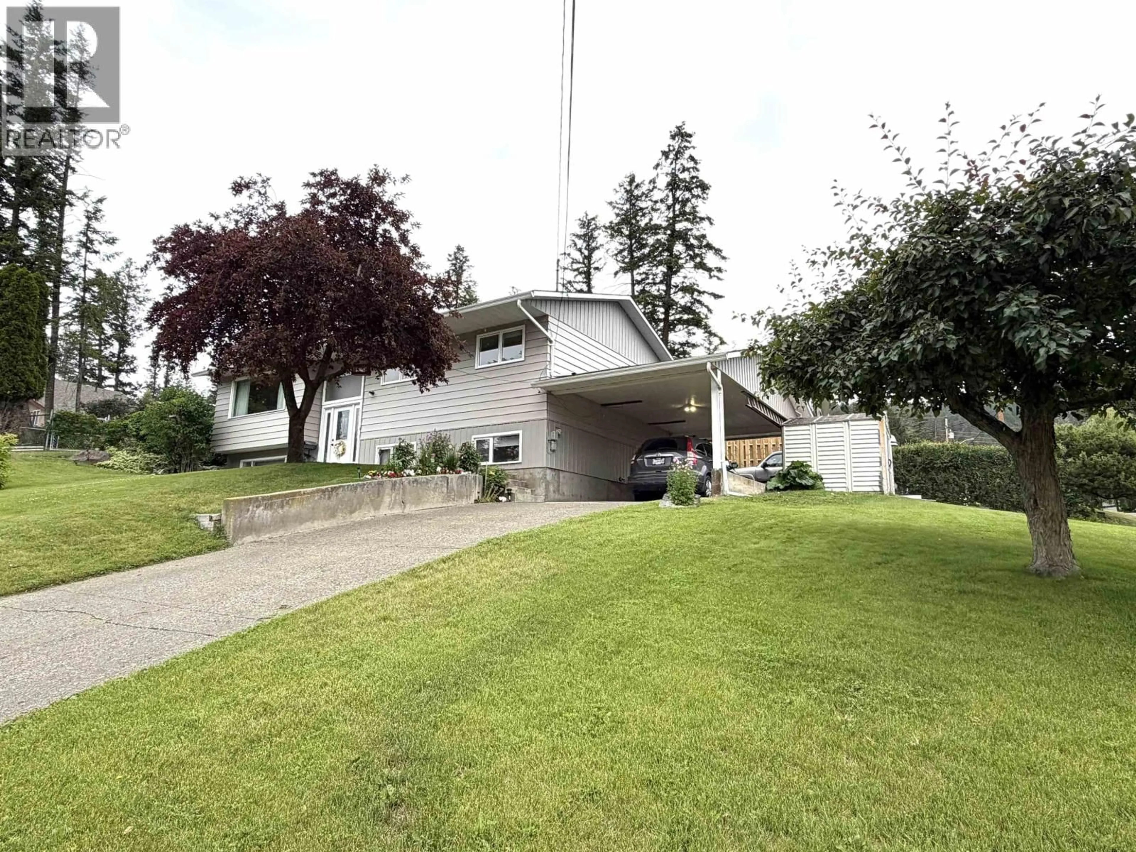A pic from outside/outdoor area/front of a property/back of a property/a pic from drone, street for 1300 ELEVENTH AVENUE, Williams Lake British Columbia V2G3X2