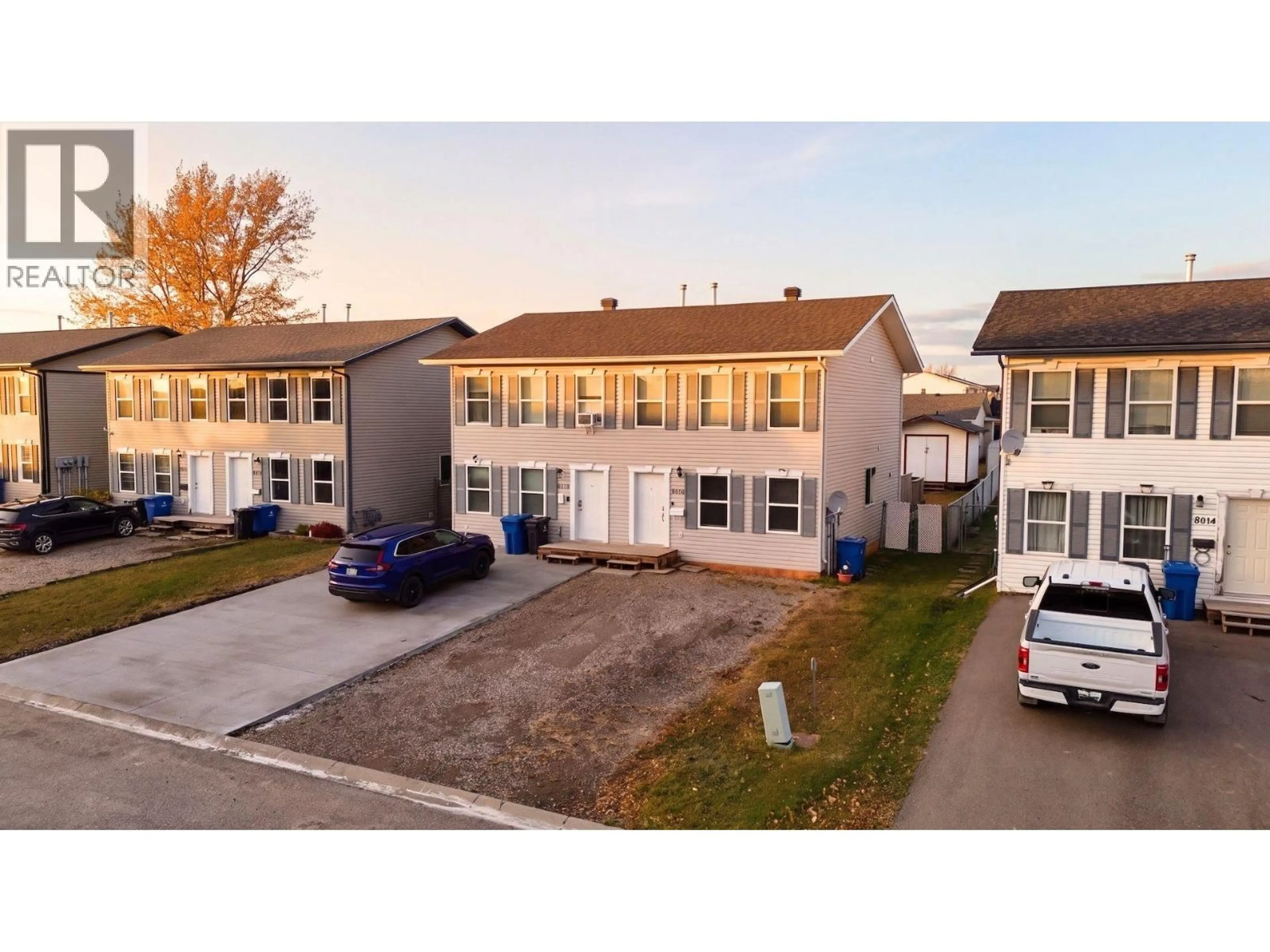A pic from outside/outdoor area/front of a property/back of a property/a pic from drone, unknown for 8016 88 AVENUE, Fort St. John British Columbia V1J7G9