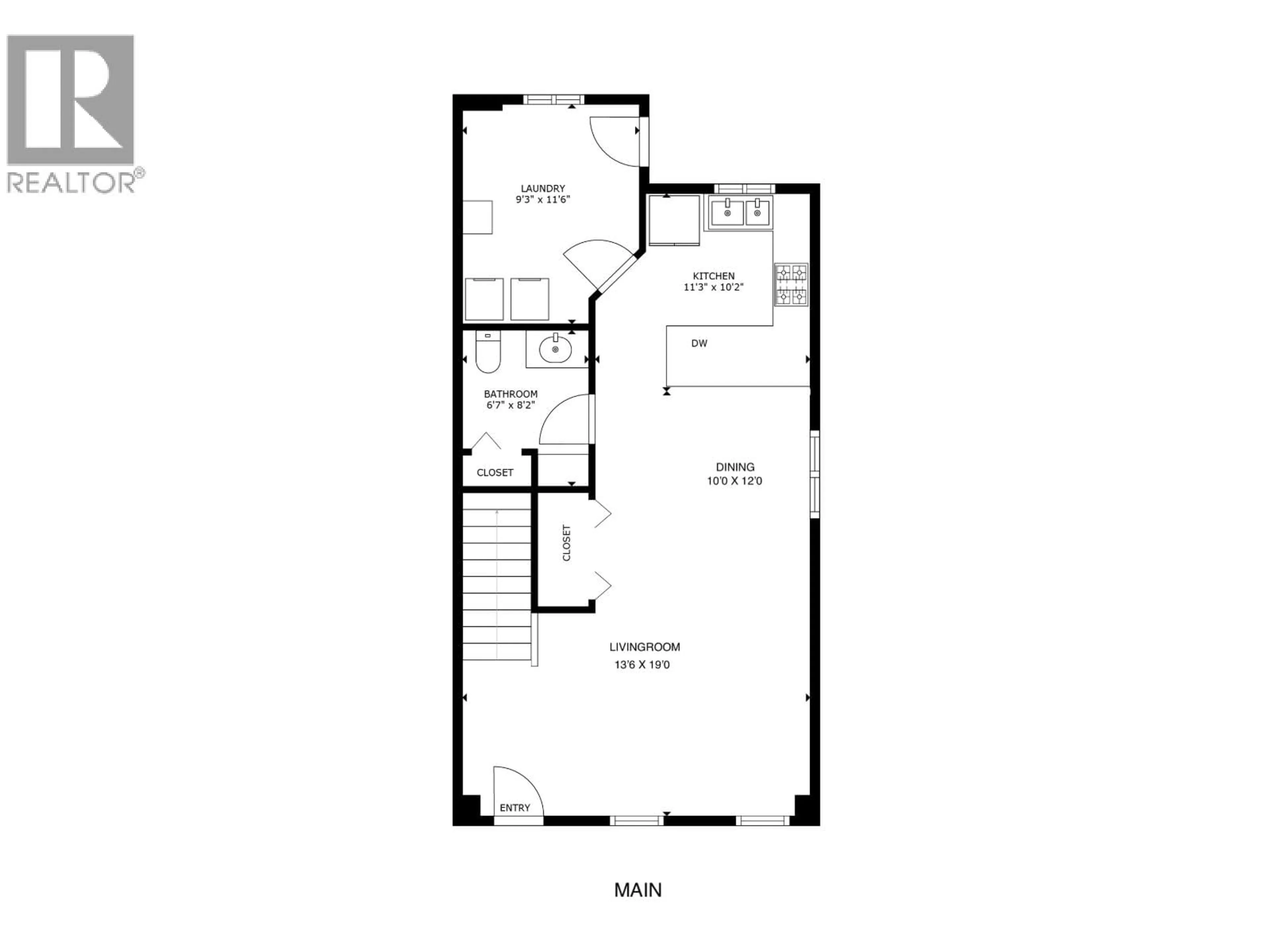 Floor plan for 8016 88 AVENUE, Fort St. John British Columbia V1J7G9