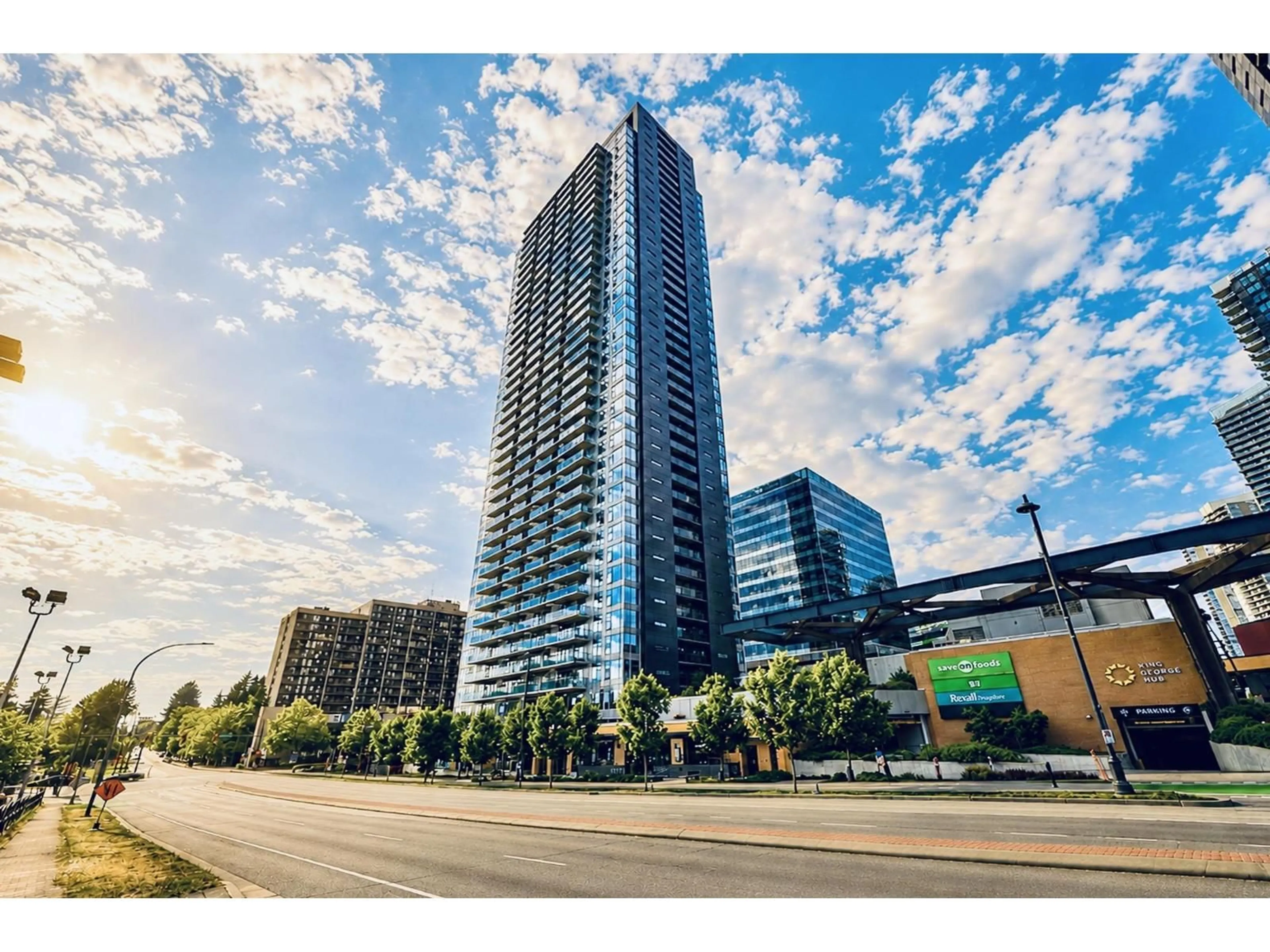 A pic from outside/outdoor area/front of a property/back of a property/a pic from drone, unknown for 604 - 13615 FRASER HIGHWAY, Surrey British Columbia V3T0P7