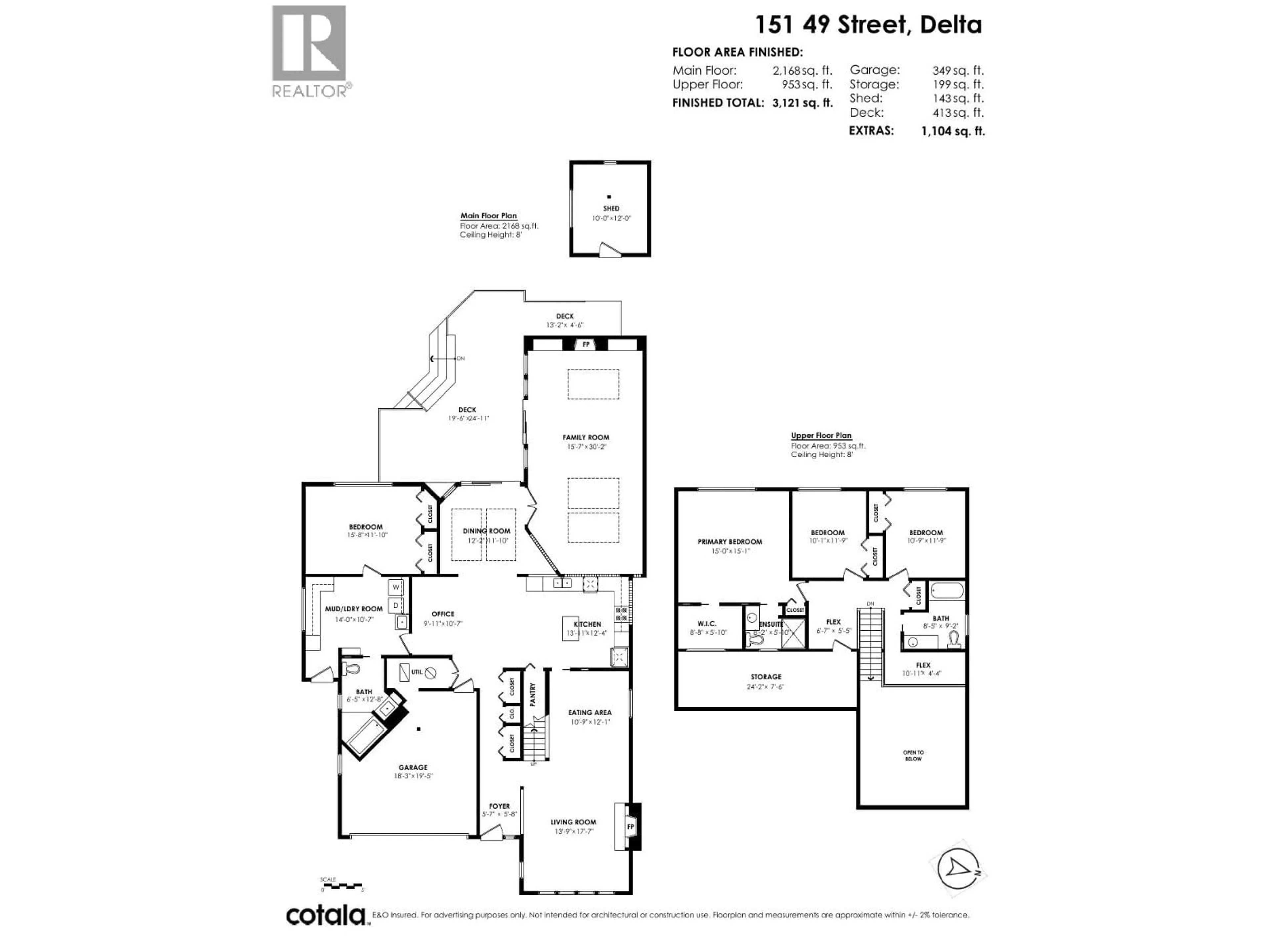 Floor plan for 151 49TH STREET, Delta British Columbia V4M2P1