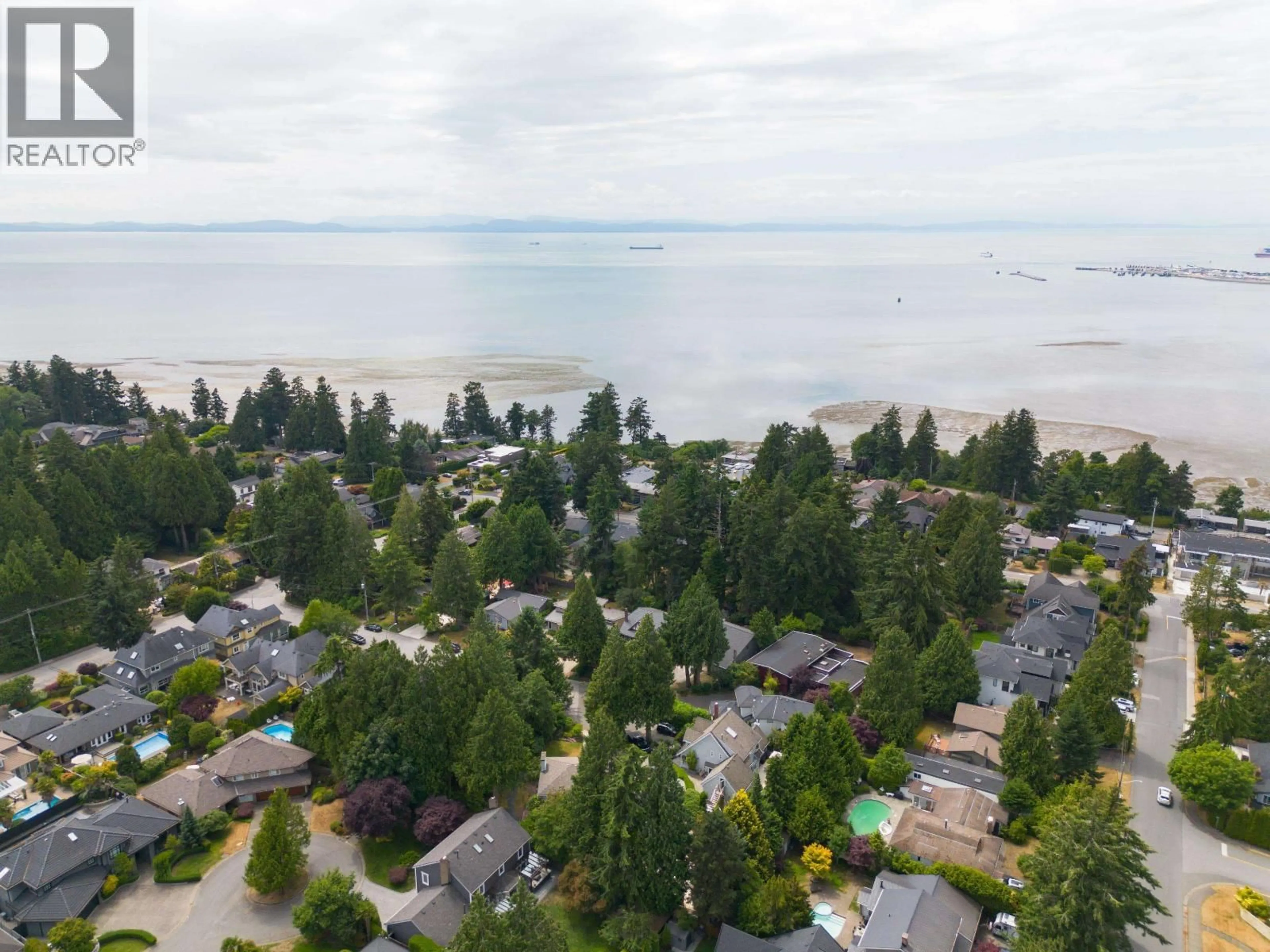 A pic from outside/outdoor area/front of a property/back of a property/a pic from drone, water/lake/river/ocean view for 151 49TH STREET, Delta British Columbia V4M2P1