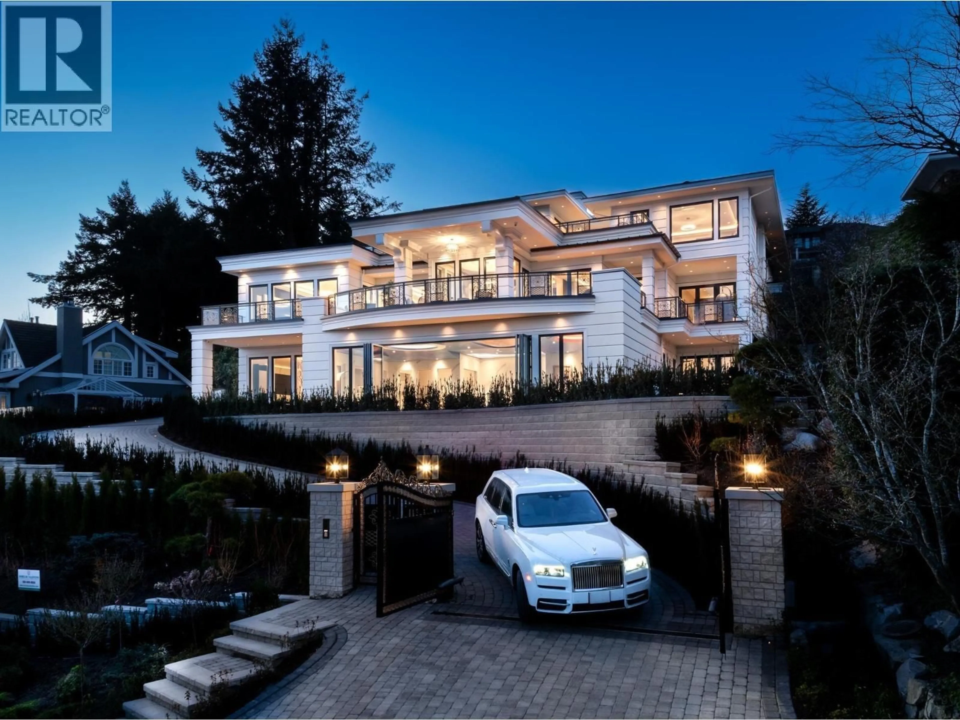 Home with brick exterior material, street for 835 FARMLEIGH ROAD, West Vancouver British Columbia V7S1Z8