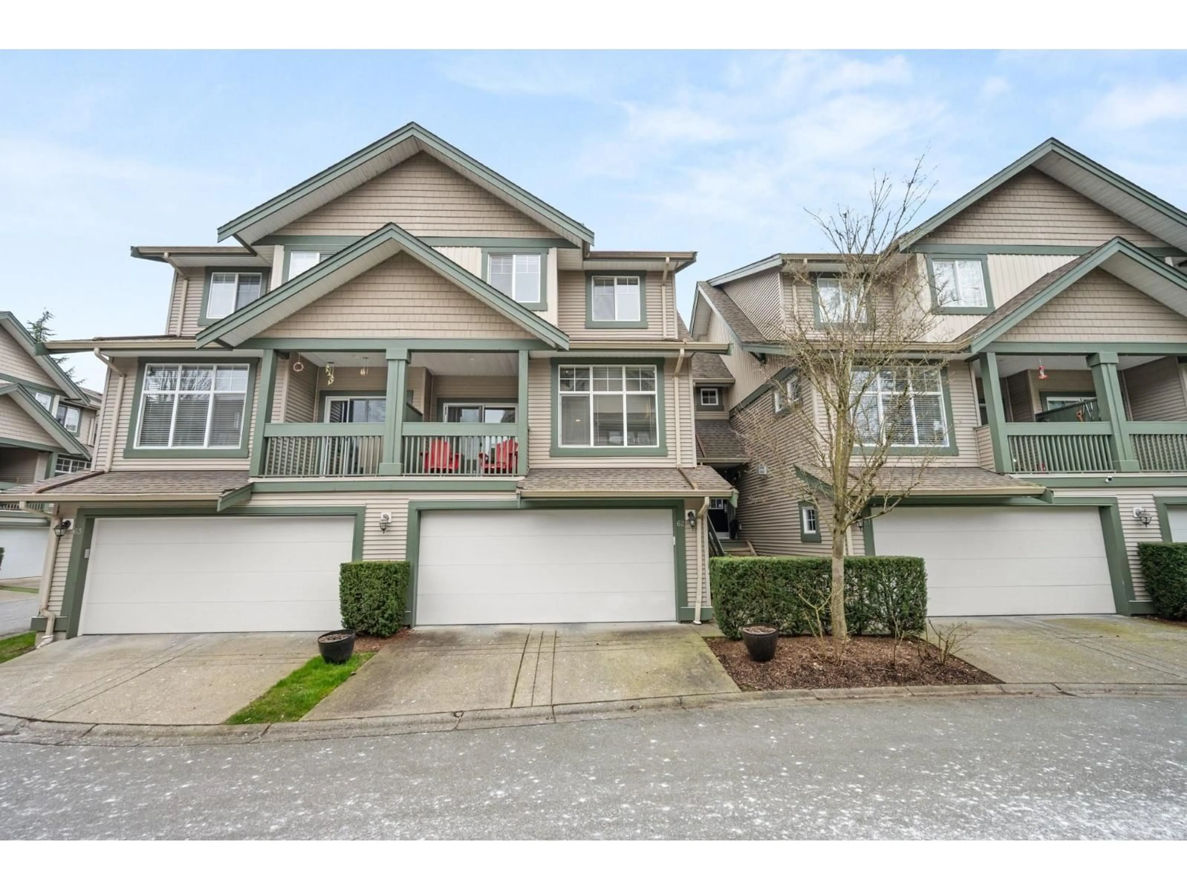 A pic from outside/outdoor area/front of a property/back of a property/a pic from drone, street for 62 - 6050 166 STREET, Surrey British Columbia V3S0X2
