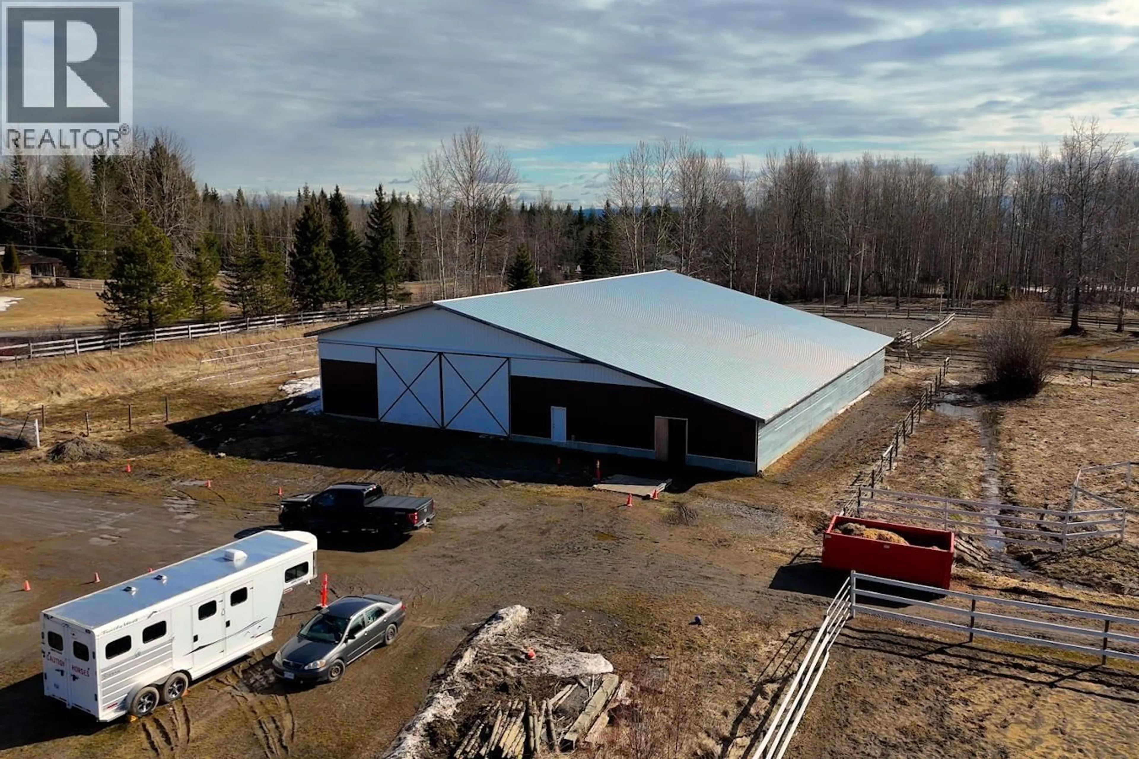 A pic from outside/outdoor area/front of a property/back of a property/a pic from drone, building for 5503 CRANBROOK HILL ROAD, Prince George British Columbia V2M7C8