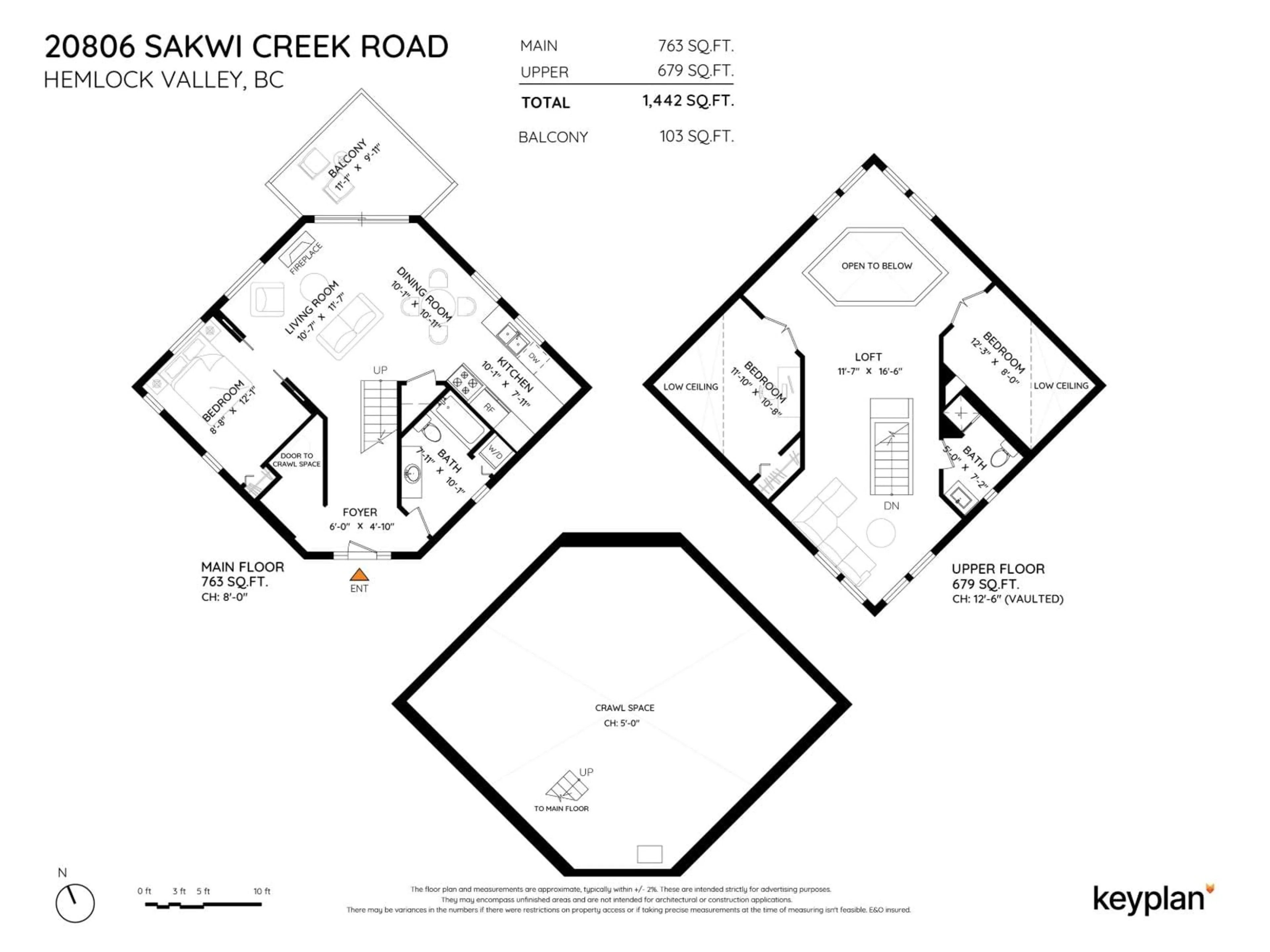 Floor plan for 20806 SAKWI CREEK ROAD, Agassiz British Columbia V0M1A1