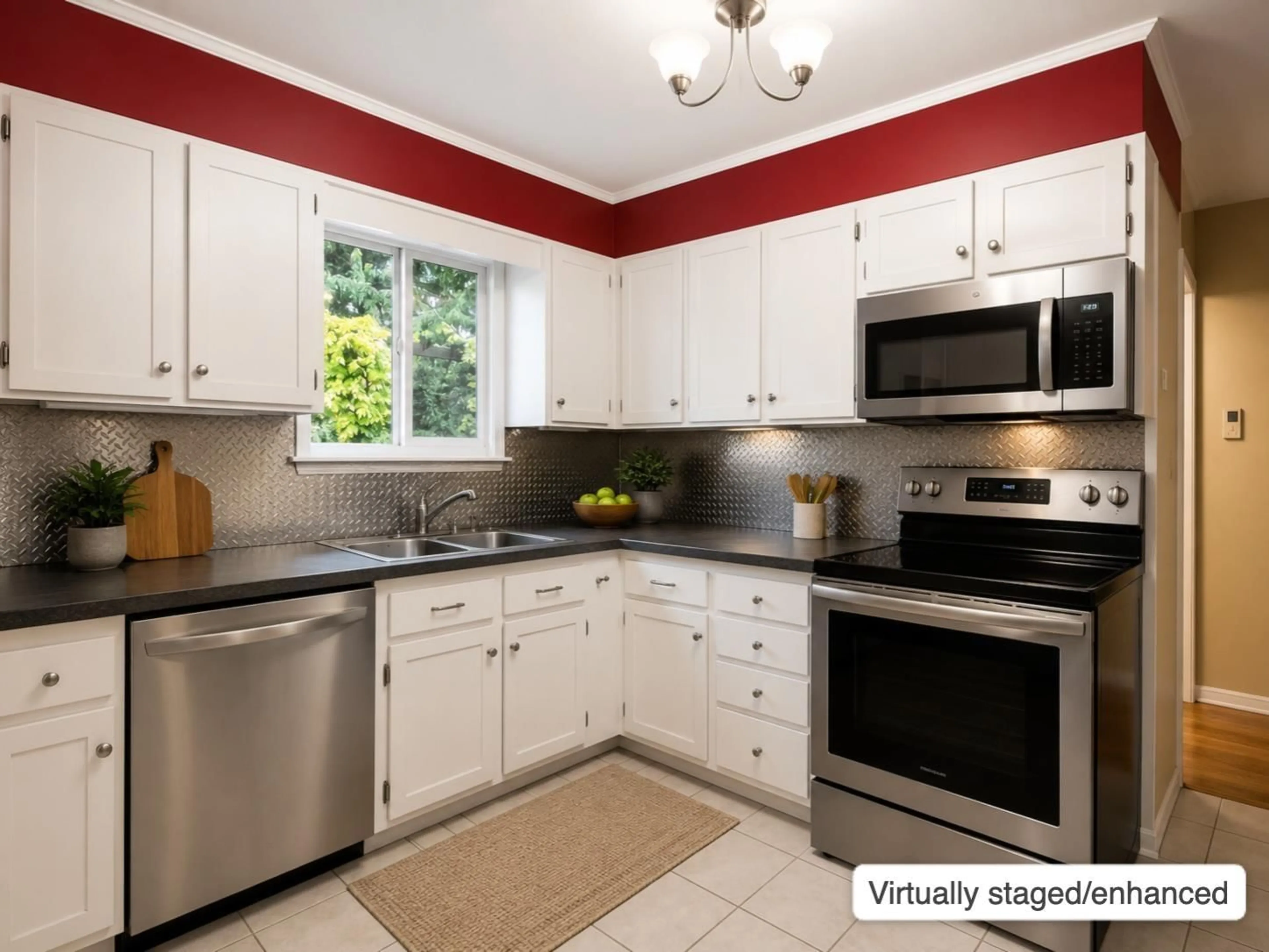 Standard kitchen, ceramic/tile floor for 15463 16A AVENUE, Surrey British Columbia V4A1T2