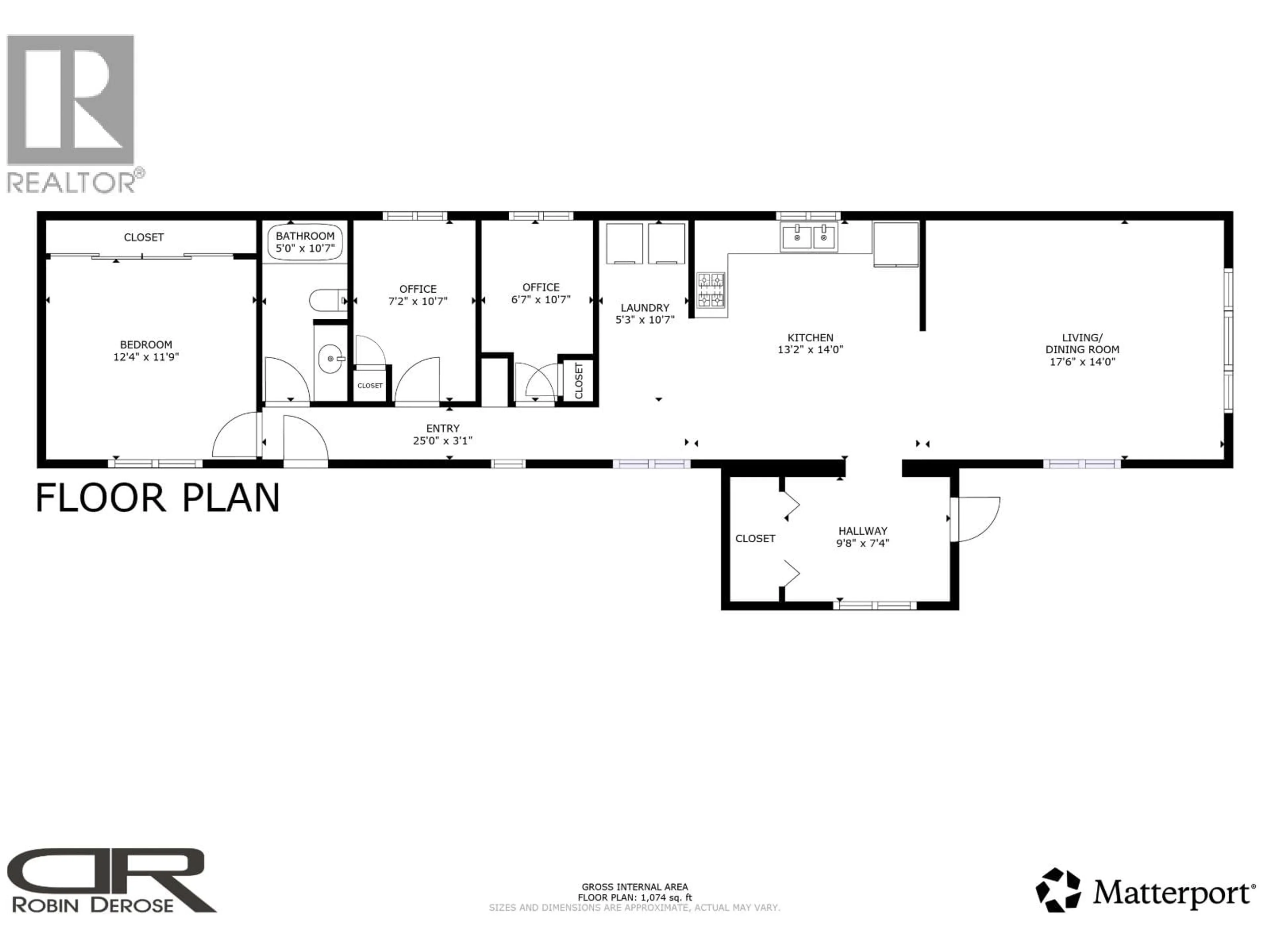Floor plan for 9108 75 STREET, Fort St. John British Columbia V1J4N9