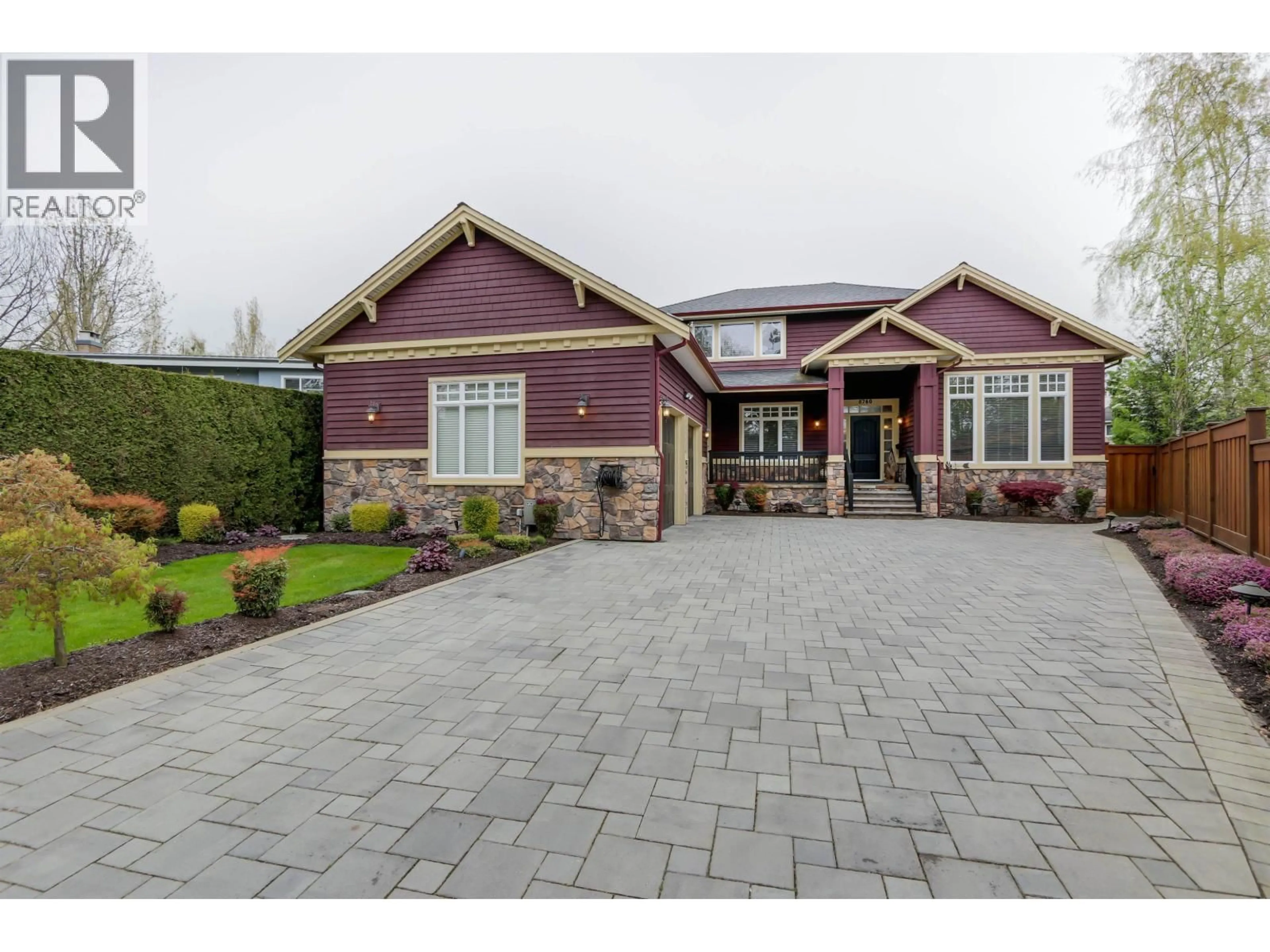 Home with brick exterior material, street for 8760 FAIRDELL CRESCENT, Richmond British Columbia V7C1W4