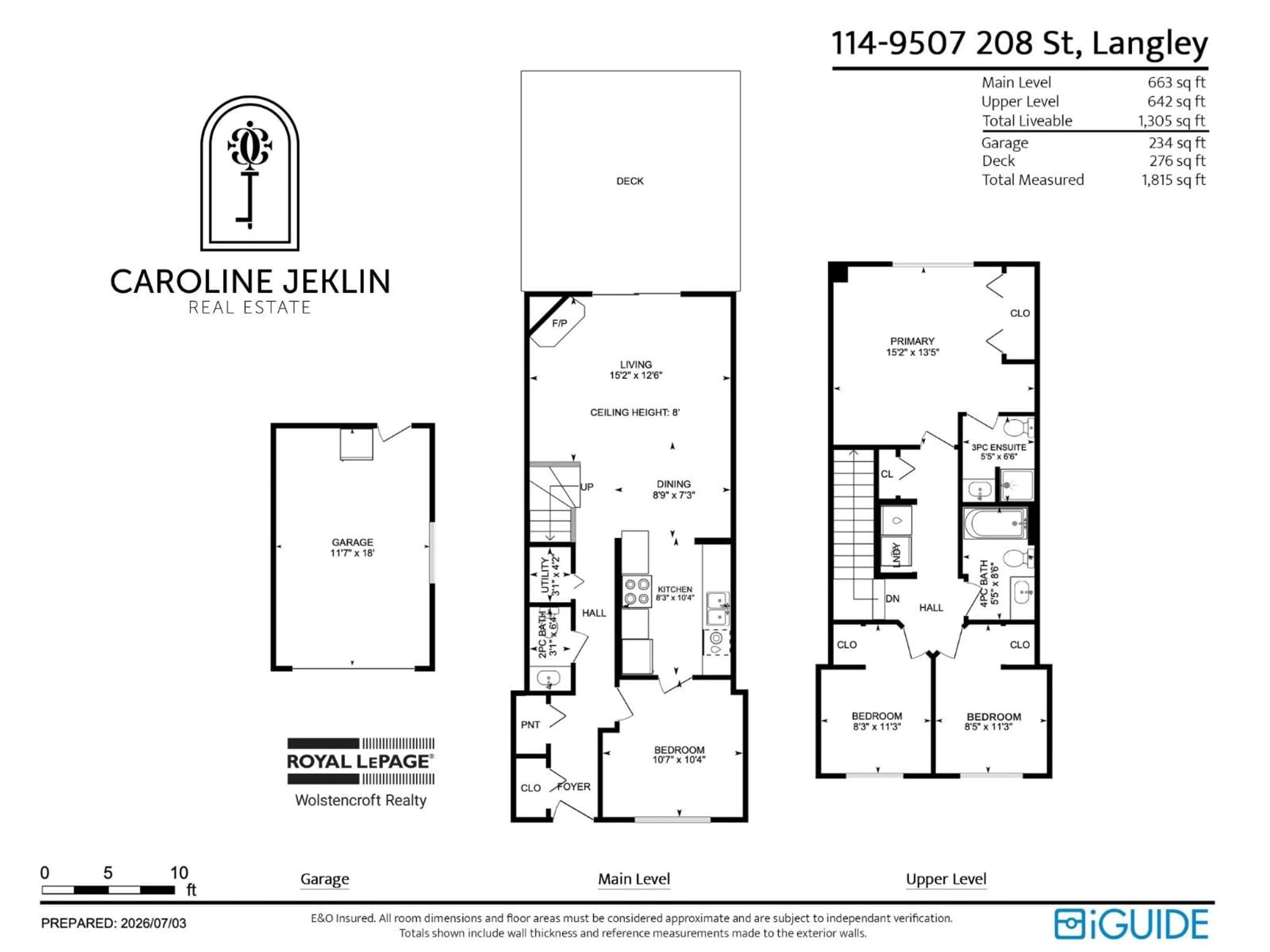Floor plan for 114 - 9507 208 STREET, Langley British Columbia V2Y3J6