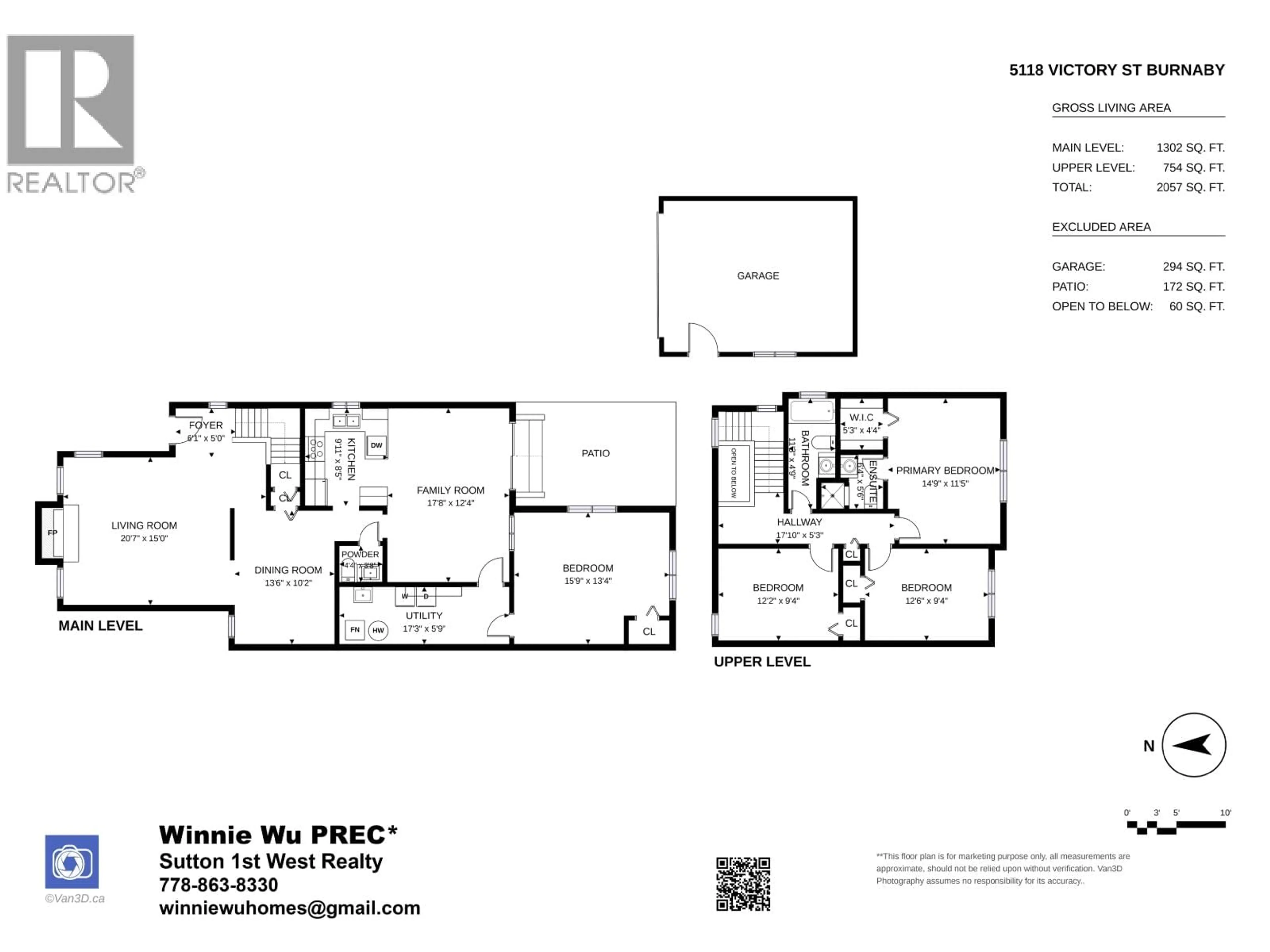 Floor plan for 5118 VICTORY STREET, Burnaby British Columbia V5J1S6