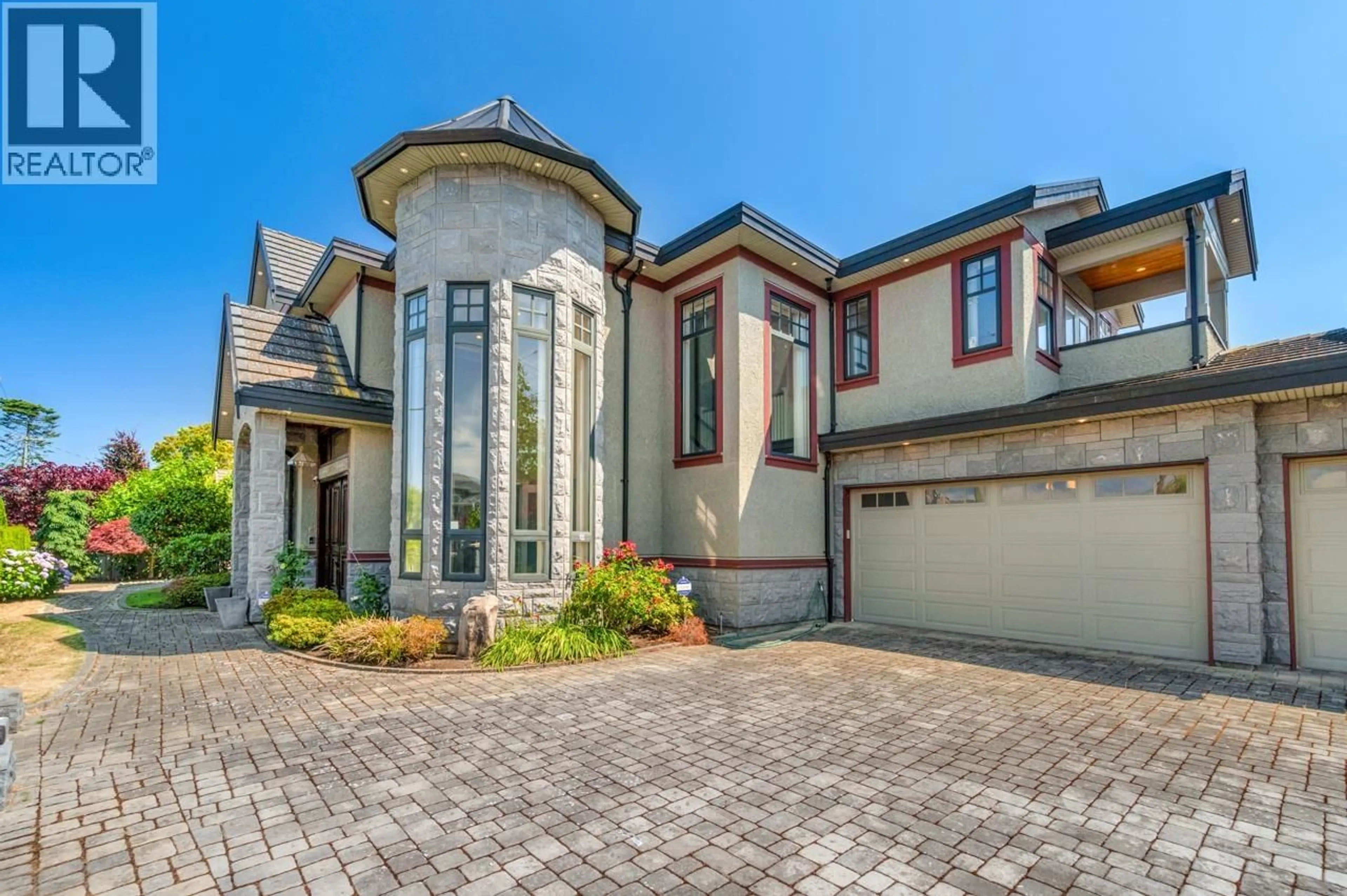 Home with brick exterior material, street for 5828 GIBBONS DRIVE, Richmond British Columbia V7C2C7