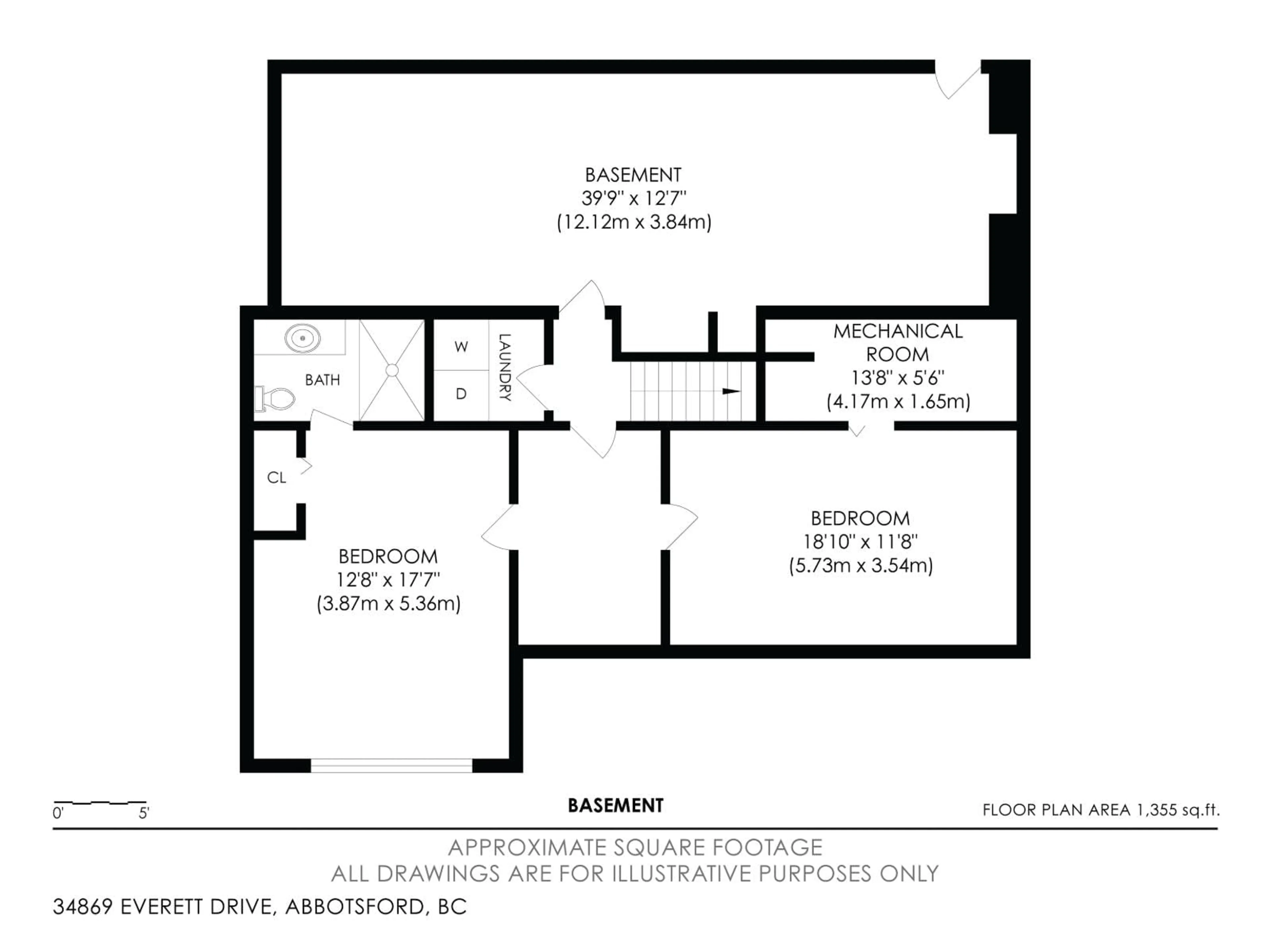 Floor plan for 34869 EVERETT DRIVE, Abbotsford British Columbia V2S7R7