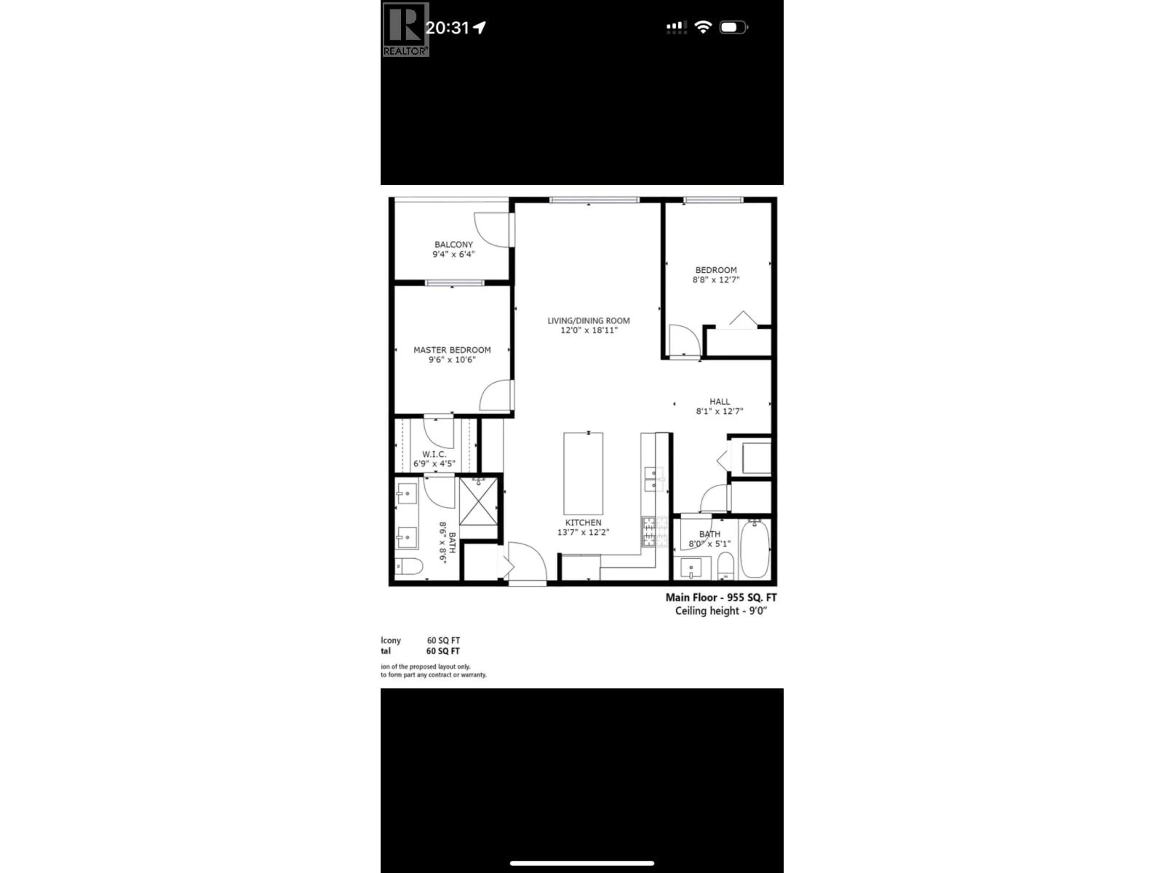 Floor plan for 225 - 9551 ALEXANDRA ROAD, Richmond British Columbia V6X0S6