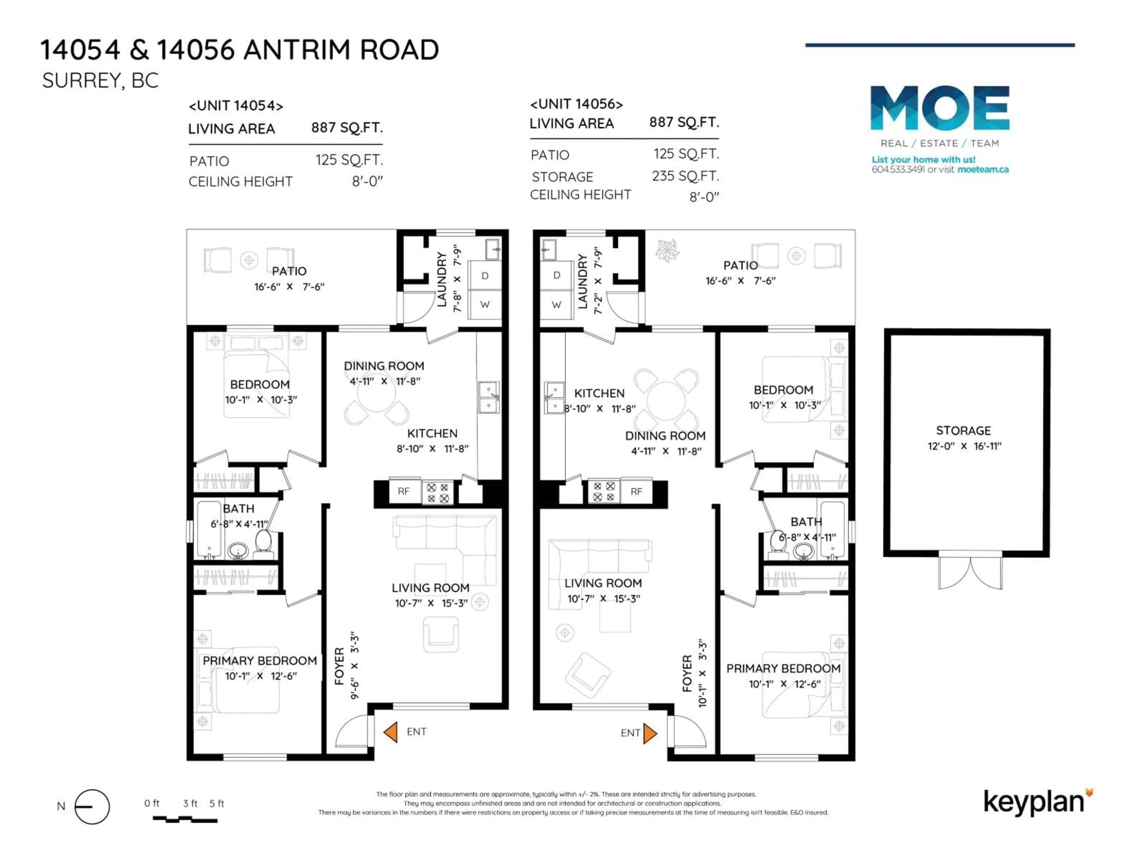 Floor plan for 14054 ANTRIM ROAD, Surrey British Columbia V3R5H7