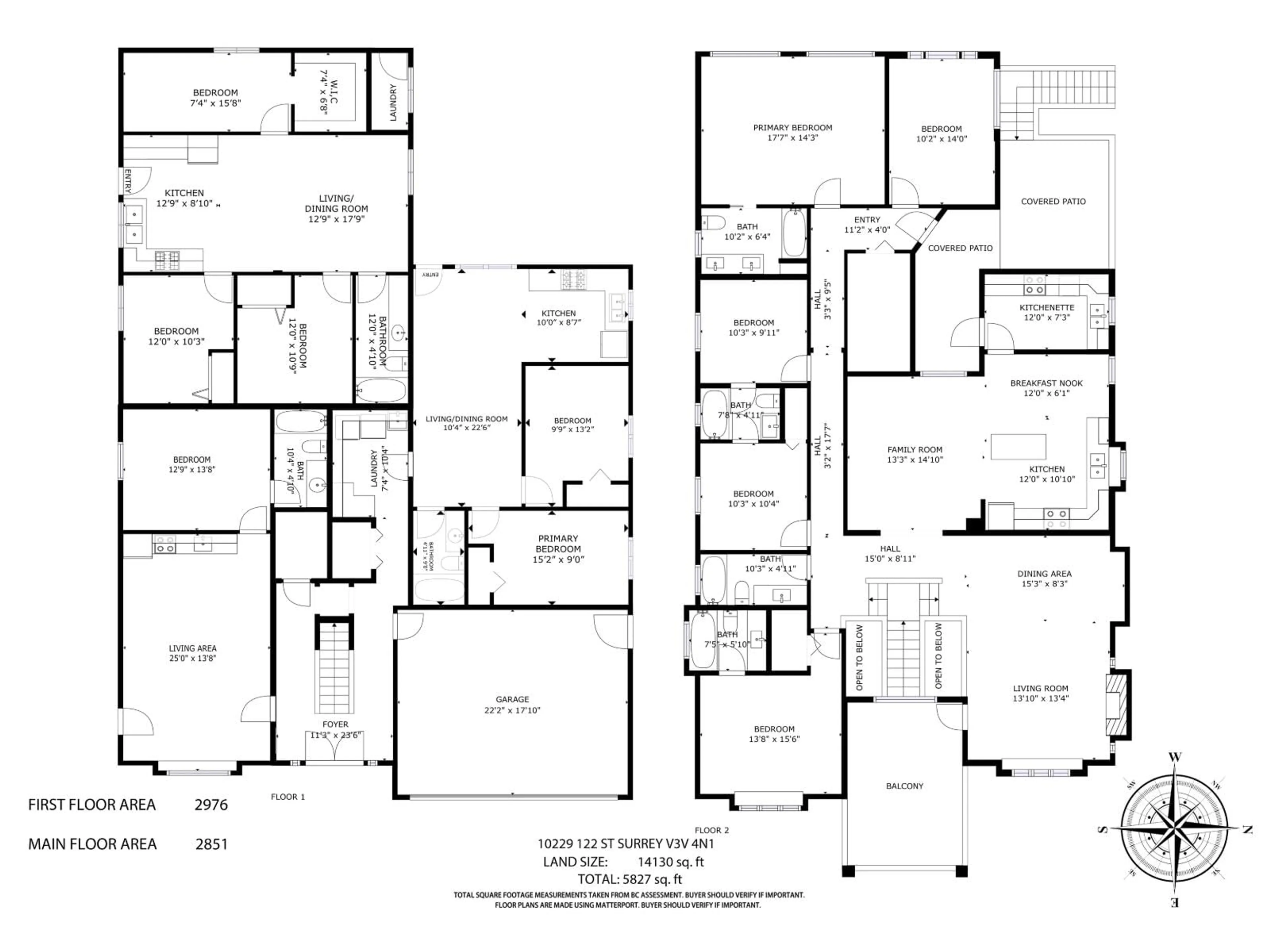 Floor plan for 10229 122 STREET, Surrey British Columbia V3V4N1