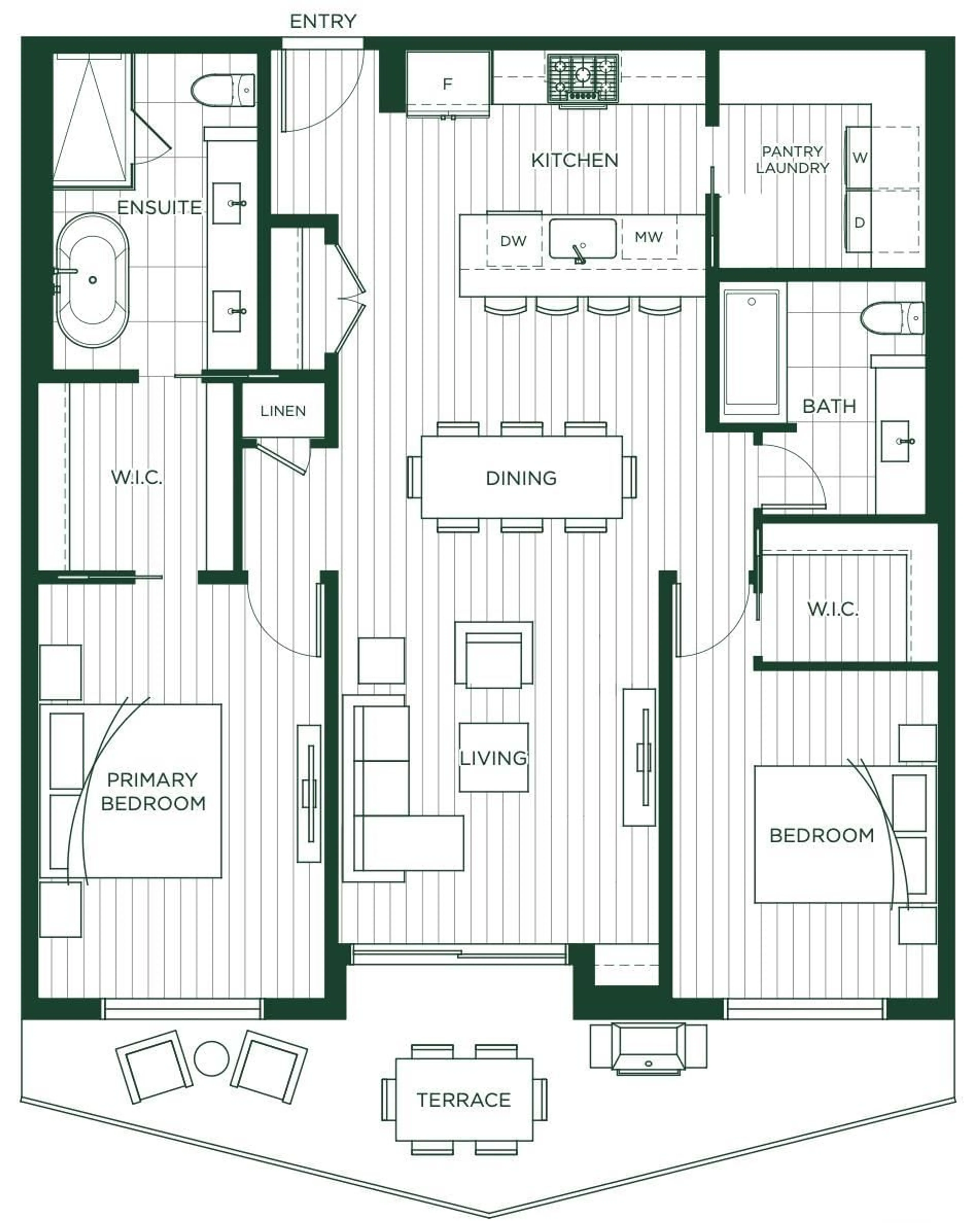 Floor plan for 404 - 33160 PLAXTON CRESCENT, Abbotsford British Columbia V2S0N6