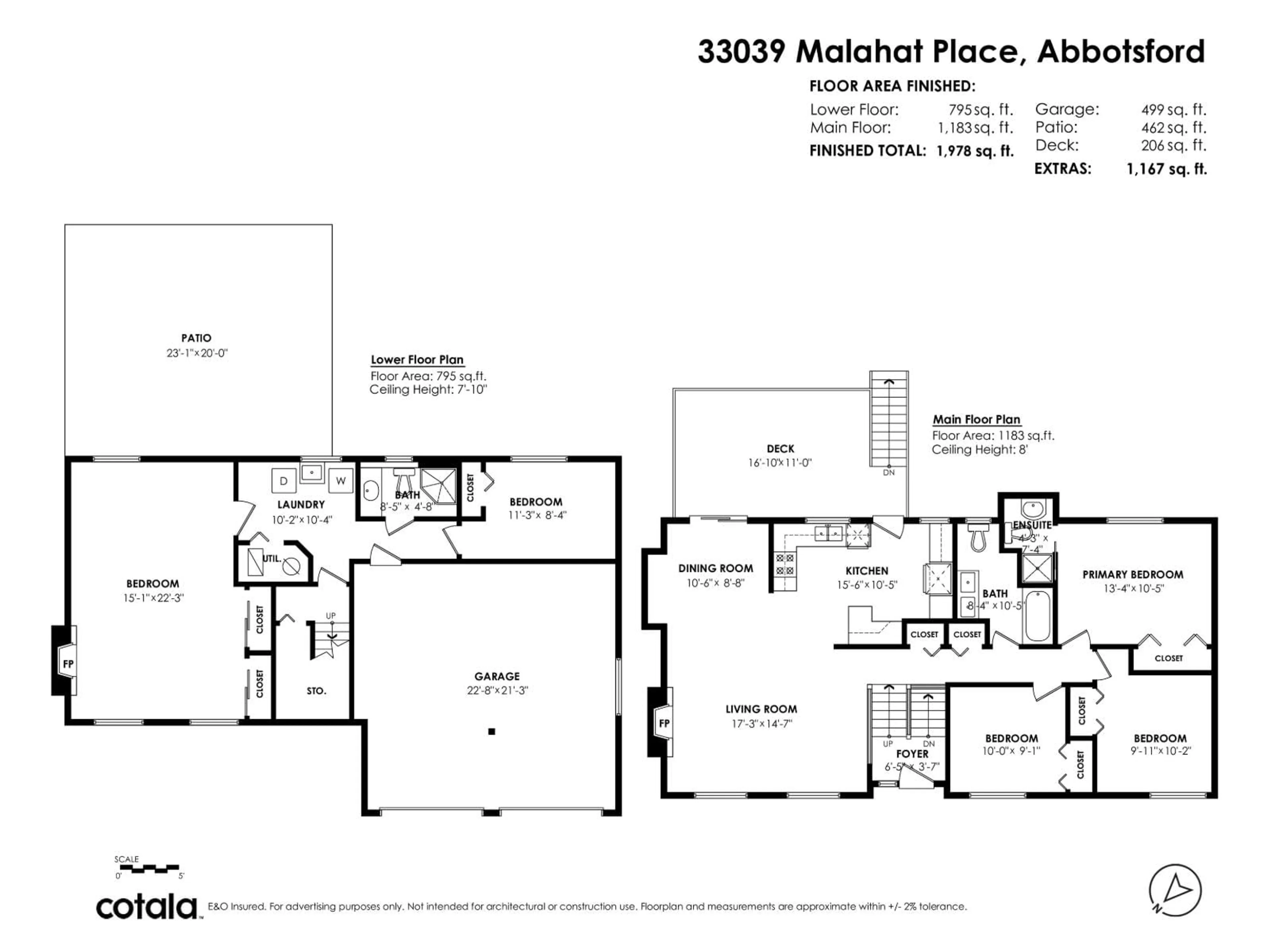 Floor plan for 33039 MALAHAT PLACE, Abbotsford British Columbia V2S7B8