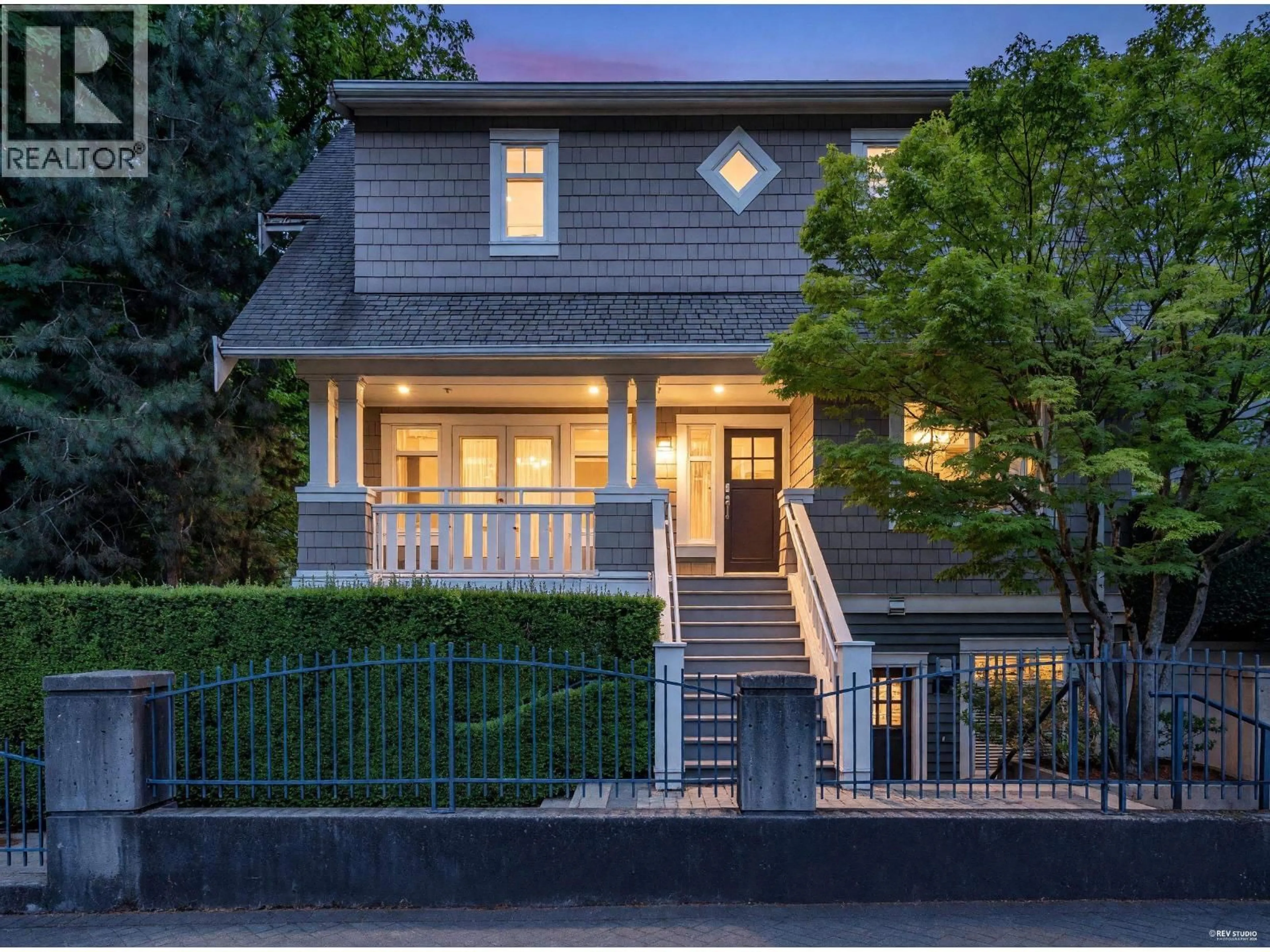 Home with brick exterior material, street for 2459 39TH AVENUE, Vancouver British Columbia V6M4M3