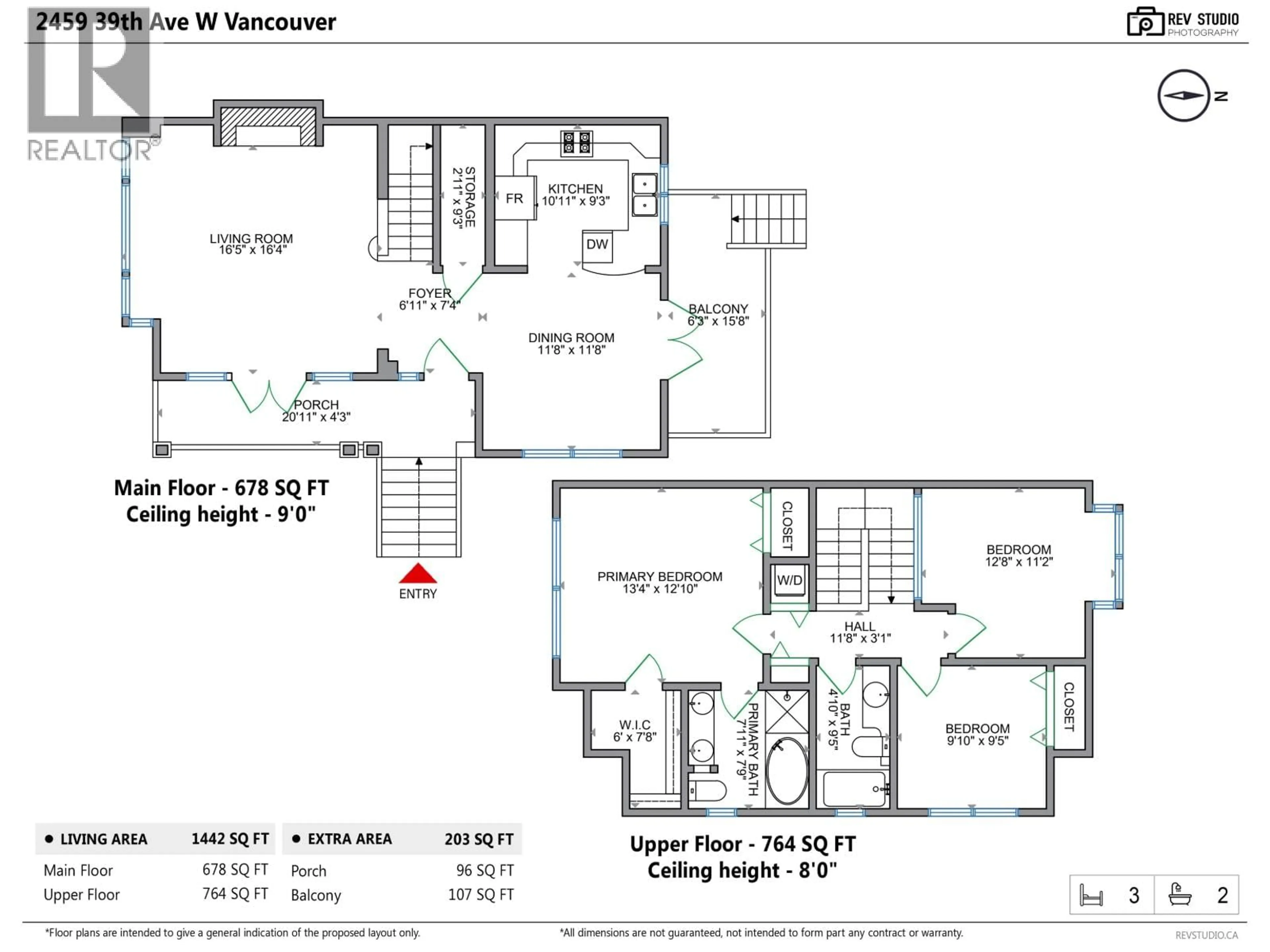 Floor plan for 2459 39TH AVENUE, Vancouver British Columbia V6M4M3