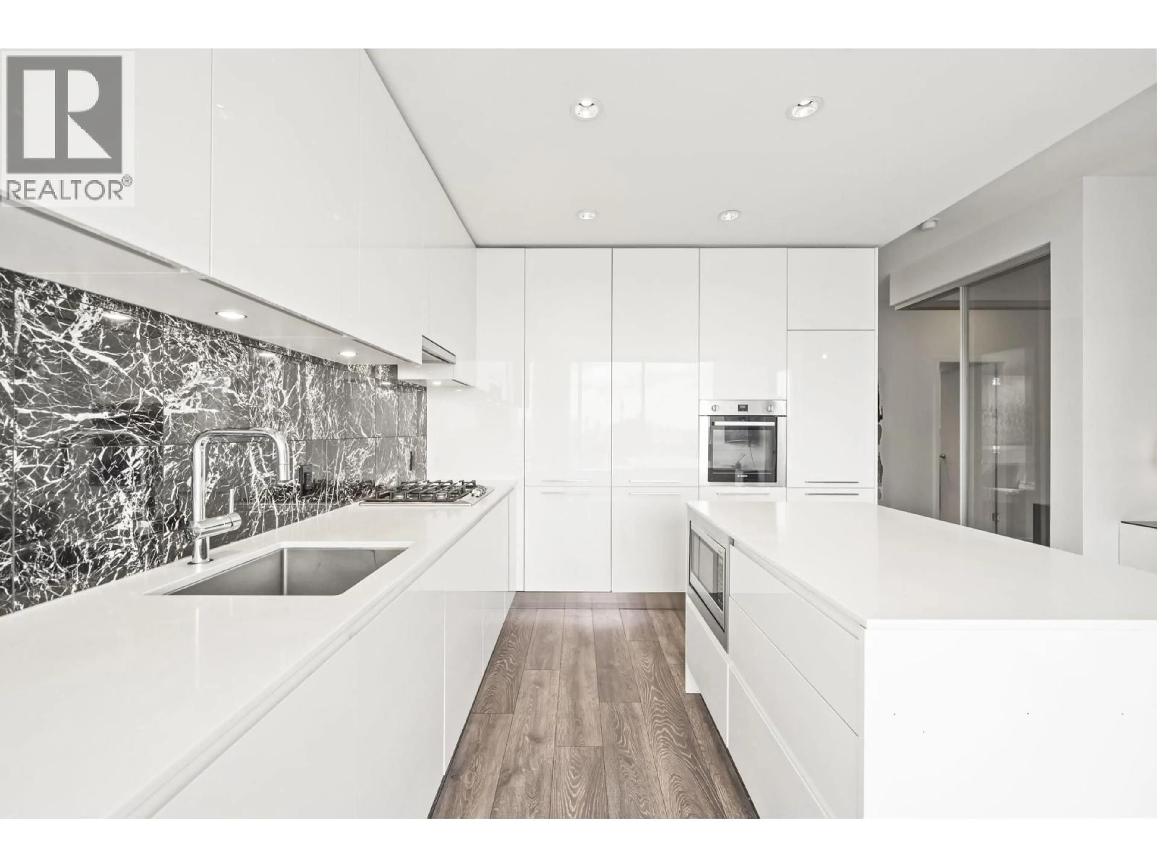 Contemporary kitchen, ceramic/tile floor for 4107 - 4510 HALIFAX WAY, Burnaby British Columbia V5C0K4
