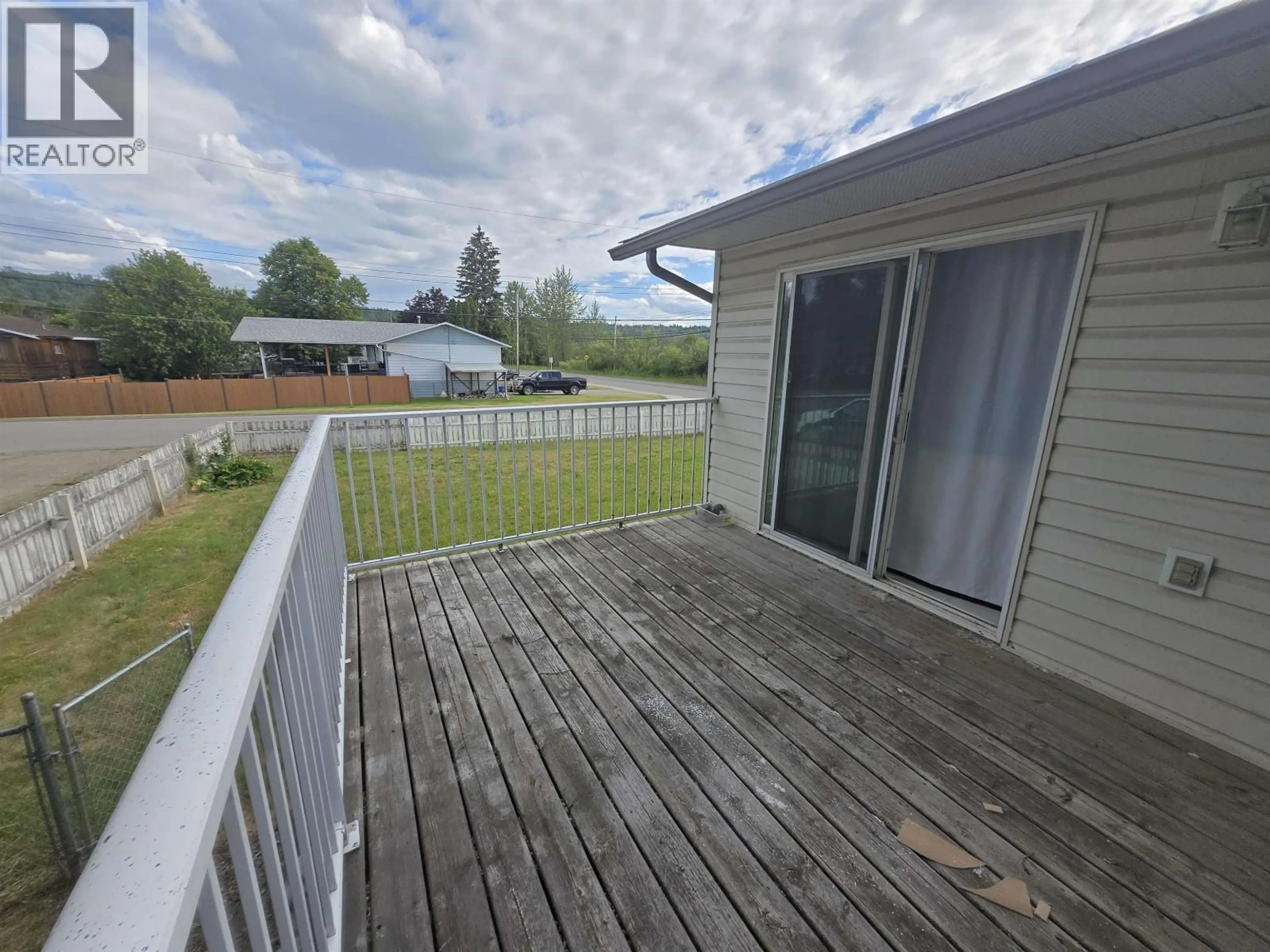 A pic from outside/outdoor area/front of a property/back of a property/a pic from drone, water/lake/river/ocean view for 700 NADEAU STREET, Quesnel British Columbia V2J4P6