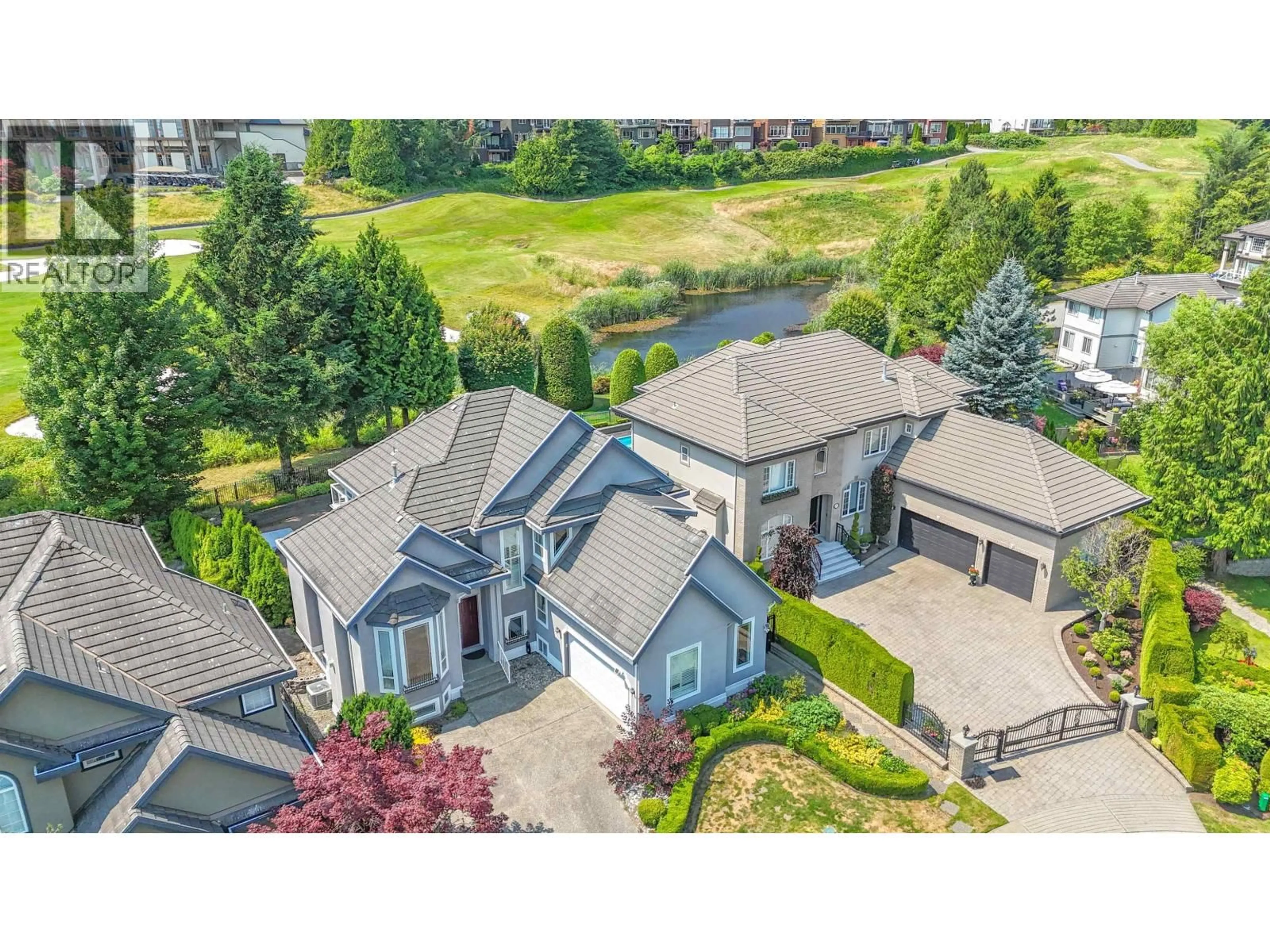 A pic from outside/outdoor area/front of a property/back of a property/a pic from drone, street for 1760 HAMPTON DRIVE, Coquitlam British Columbia V3E3E1