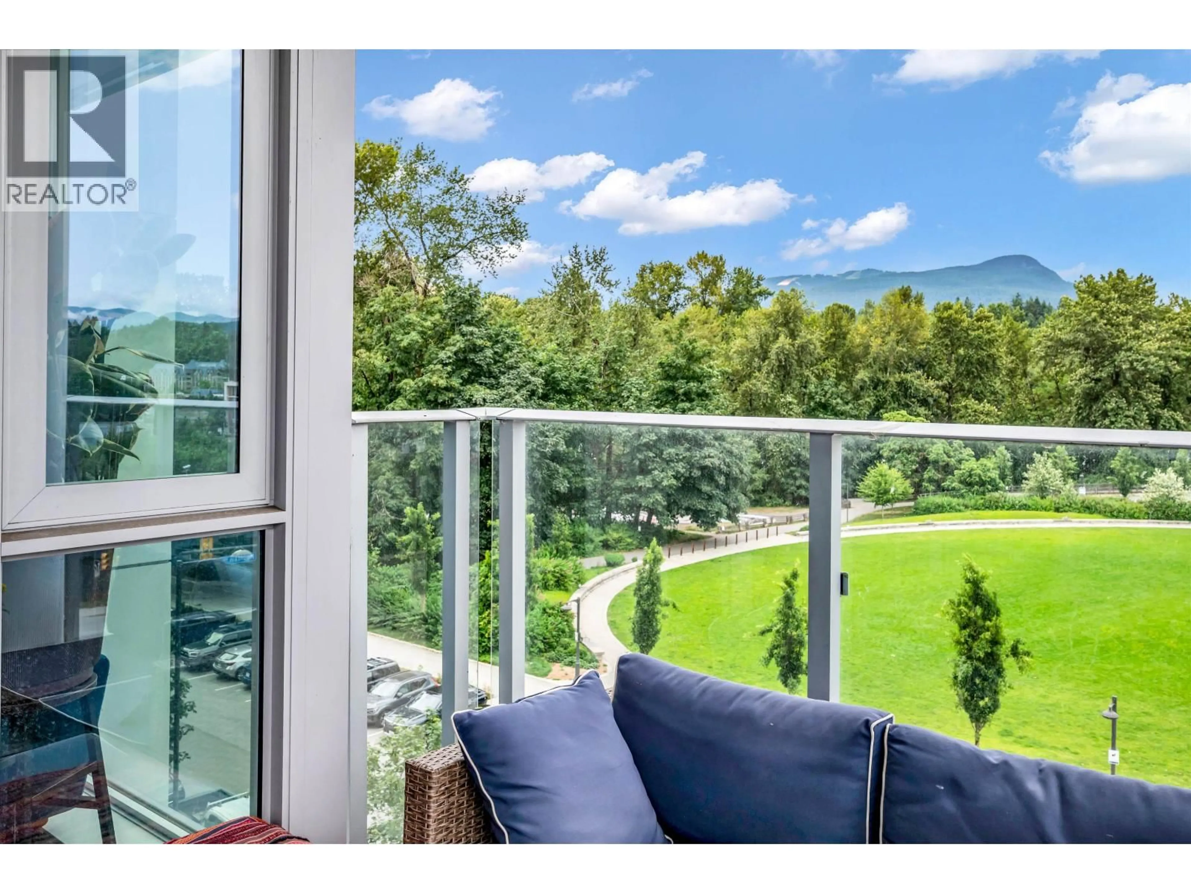 Balcony in the apartment, water/lake/river/ocean view for 501 - 1471 HUNTER STREET, North Vancouver British Columbia V7J1H3