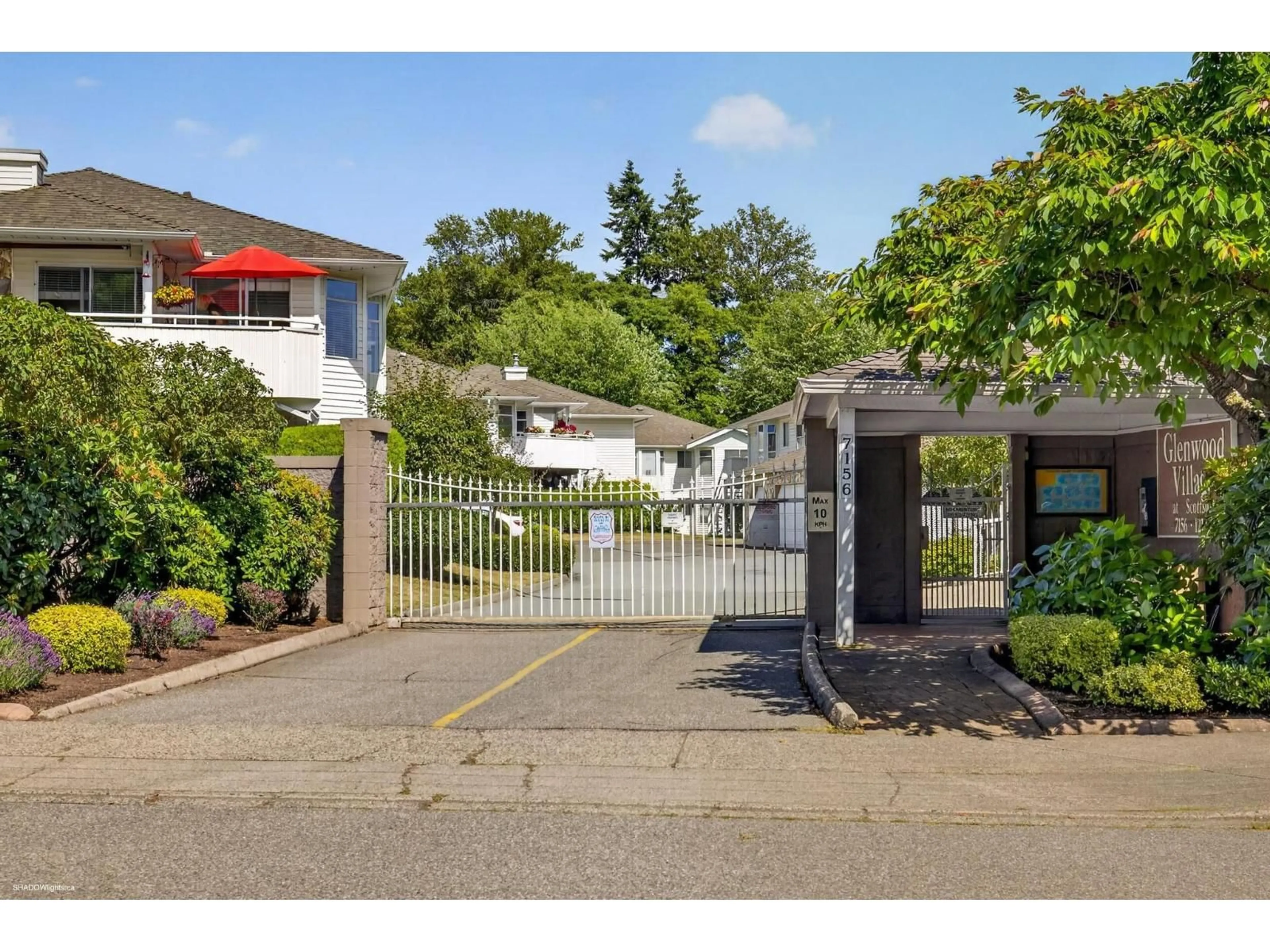 A pic from outside/outdoor area/front of a property/back of a property/a pic from drone, street for 210 - 7156 121 STREET, Surrey British Columbia V3W0J6