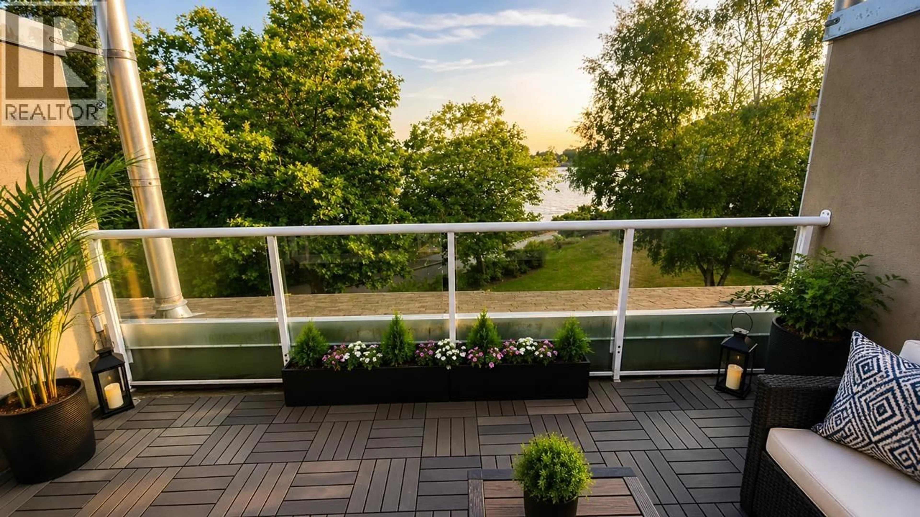 Patio, water/lake/river/ocean view for 2178 KENT AVENUE SOUTH, Vancouver British Columbia V5P4X2