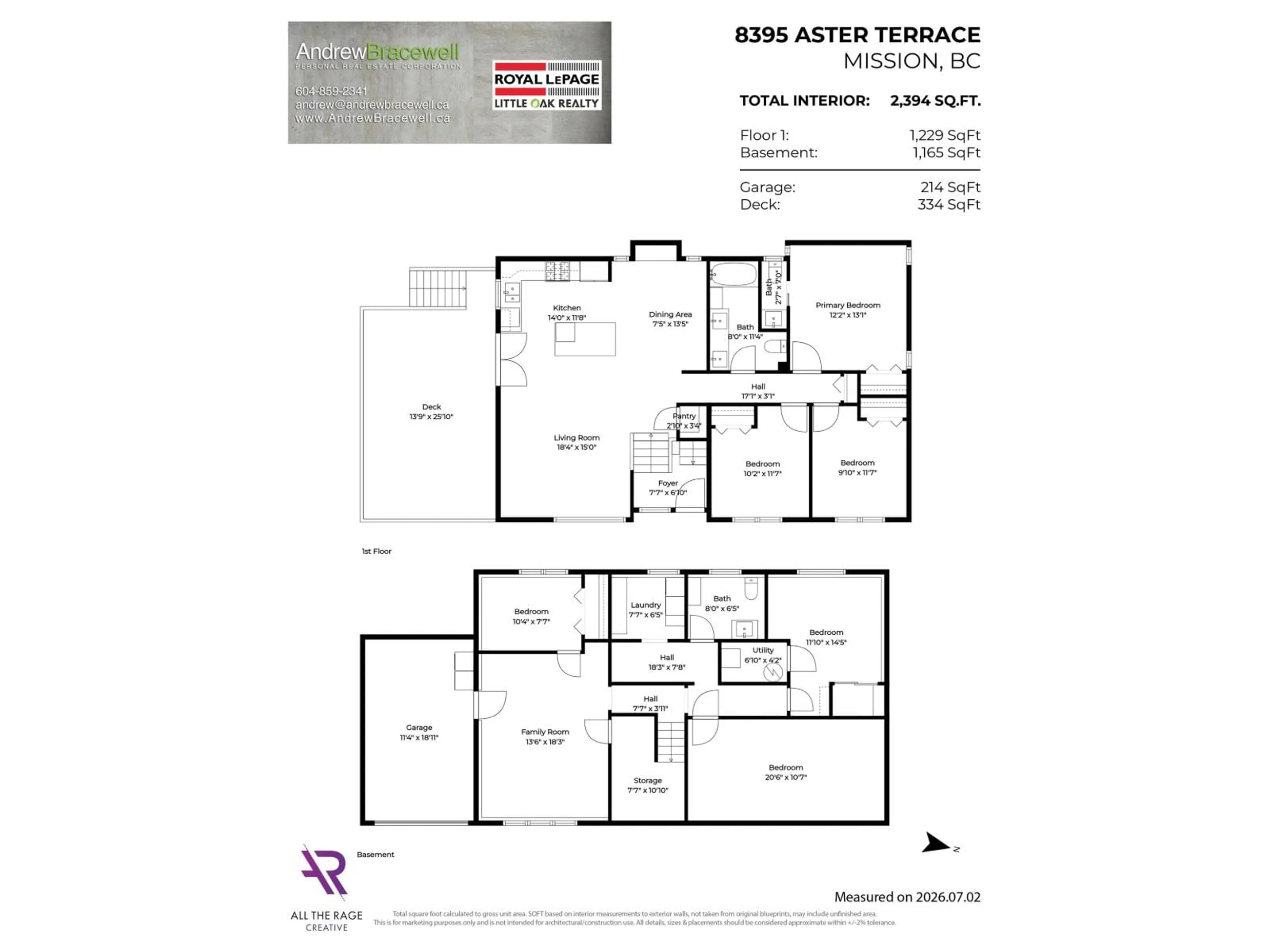 Floor plan for 8395 ASTER TERRACE, Mission British Columbia V2V5V8