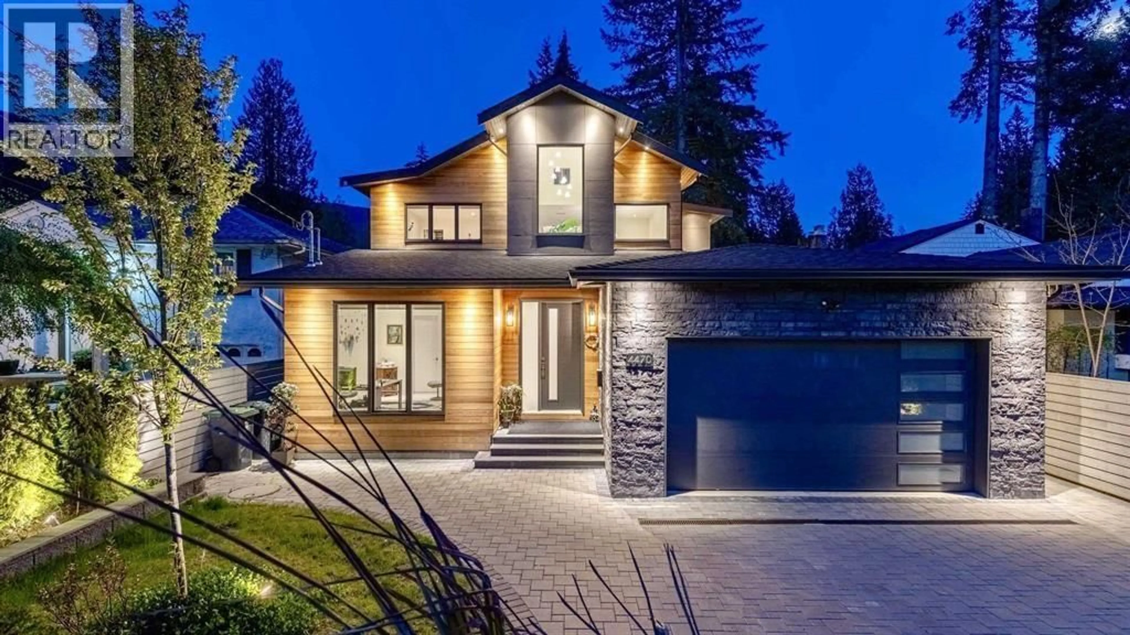 Home with brick exterior material, street for 4470 CAPILANO ROAD, North Vancouver British Columbia V7R4J9