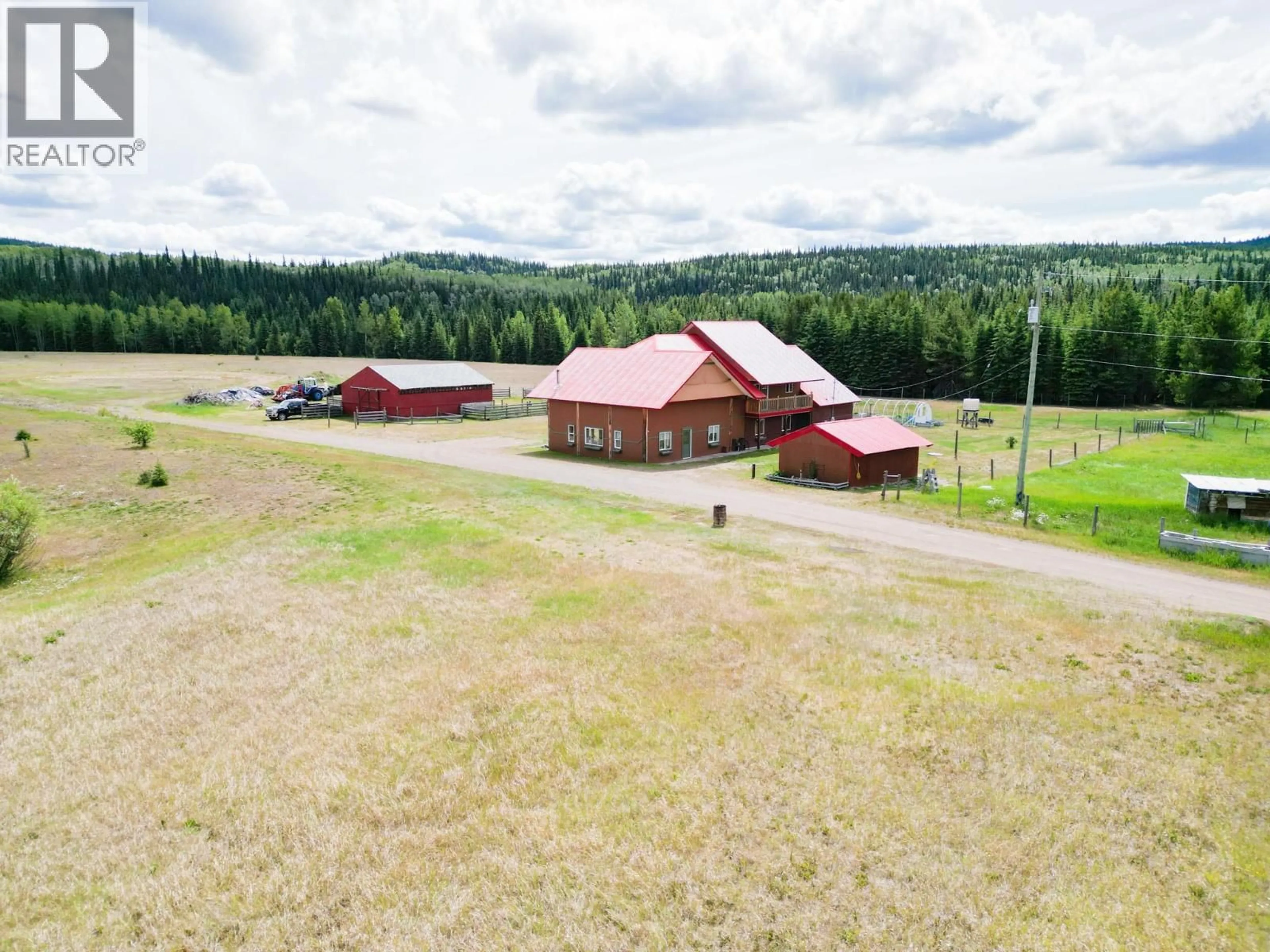 A pic from outside/outdoor area/front of a property/back of a property/a pic from drone, building for 30438 16 HIGHWAY, Burns Lake British Columbia V0J1E3