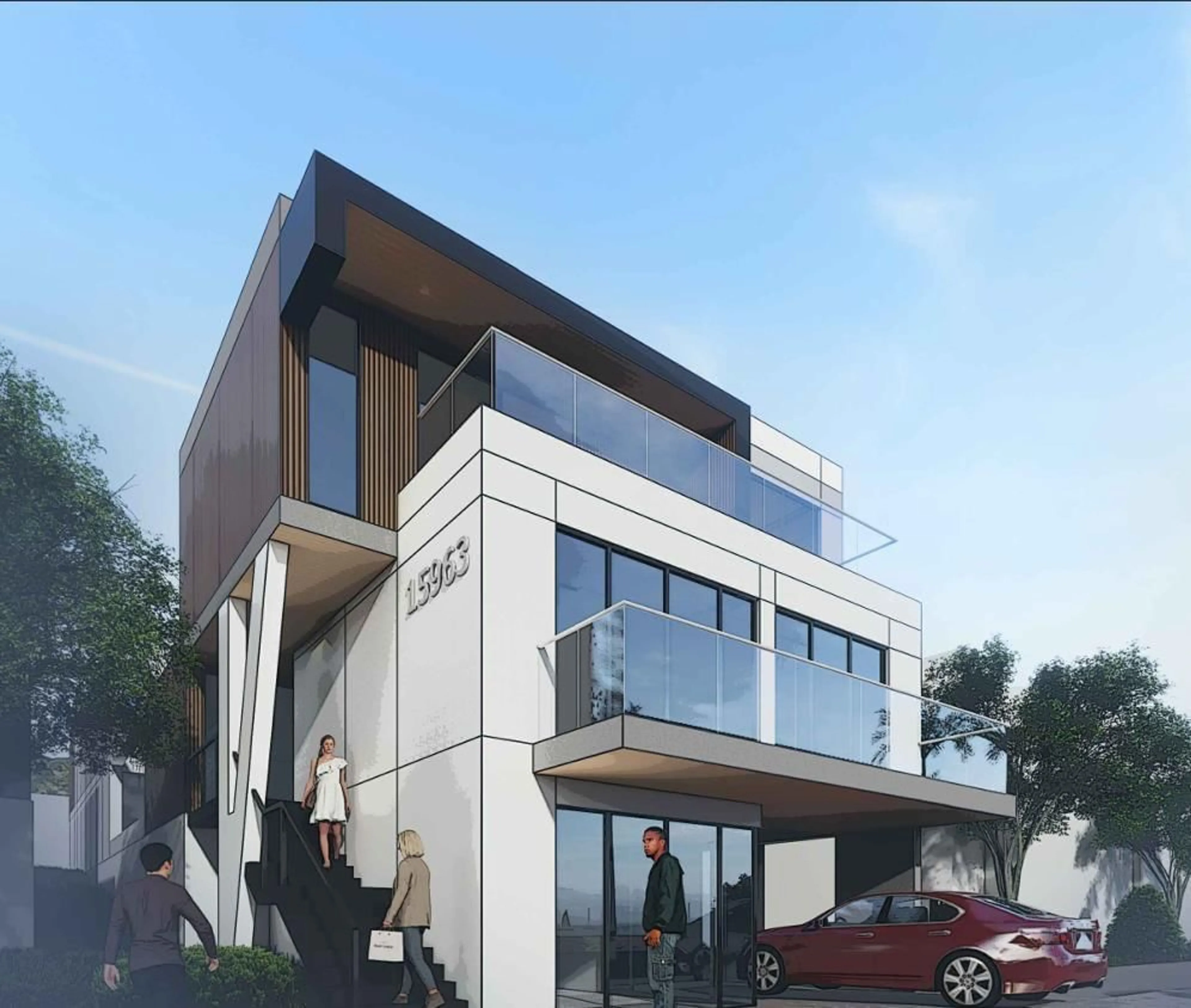 Home with brick exterior material, building for 15963 MARINE DRIVE, White Rock British Columbia V4B1G1