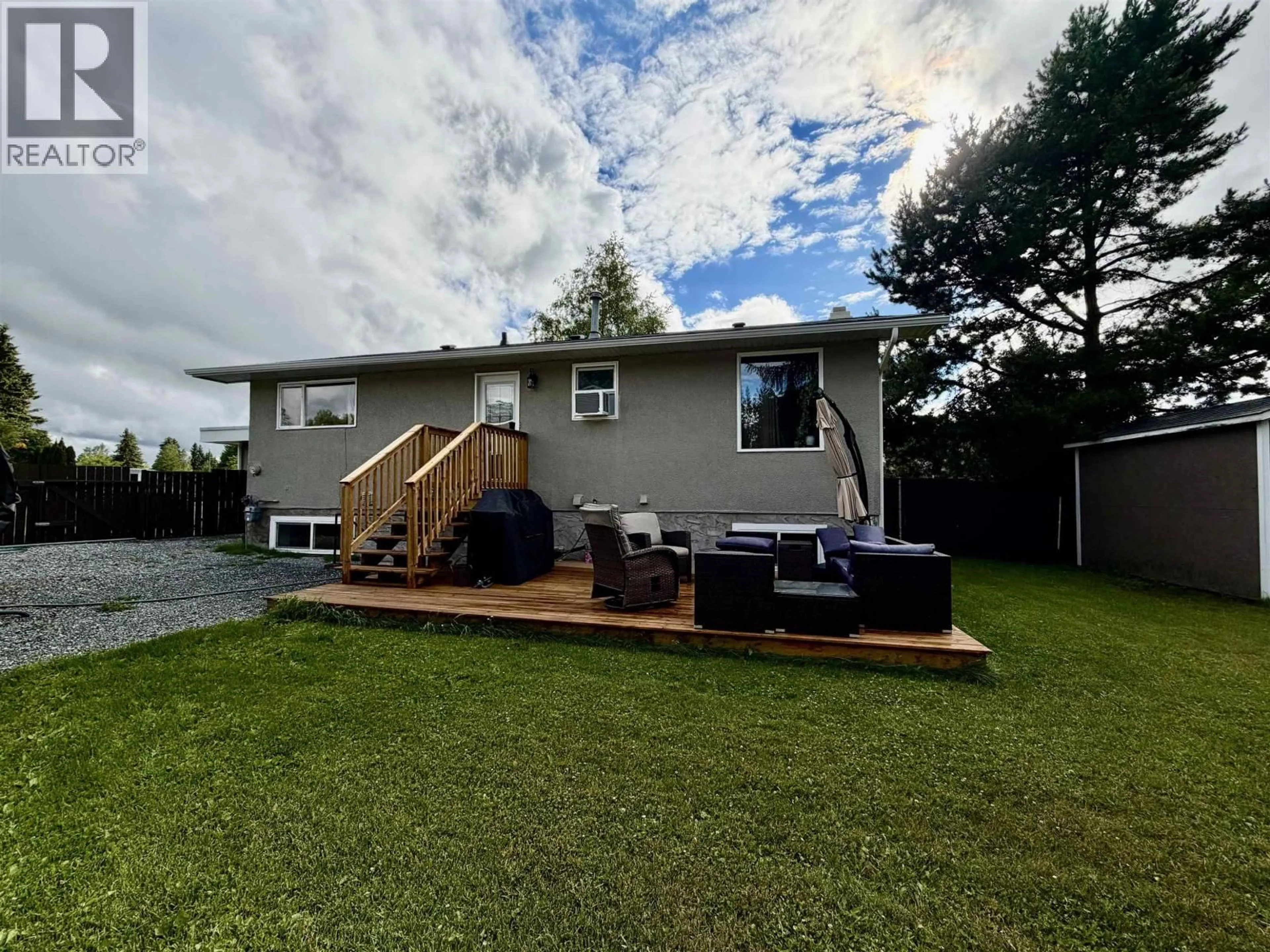 A pic from outside/outdoor area/front of a property/back of a property/a pic from drone, water/lake/river/ocean view for 6240 SIMON FRASER AVENUE, Prince George British Columbia V2N2N1
